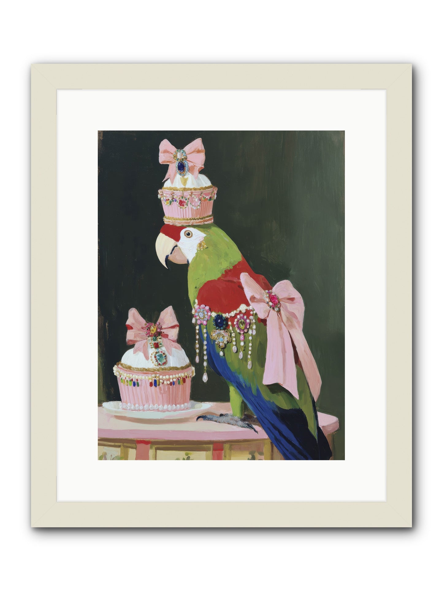 Steeped in Splendor -- Framed Print - White 12x16