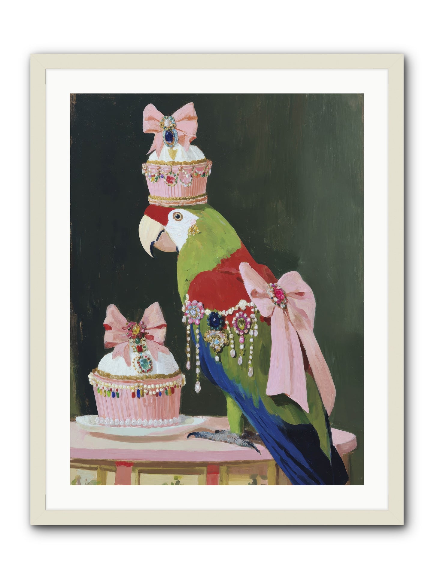 Steeped in Splendor -- Framed Print - White 24x32