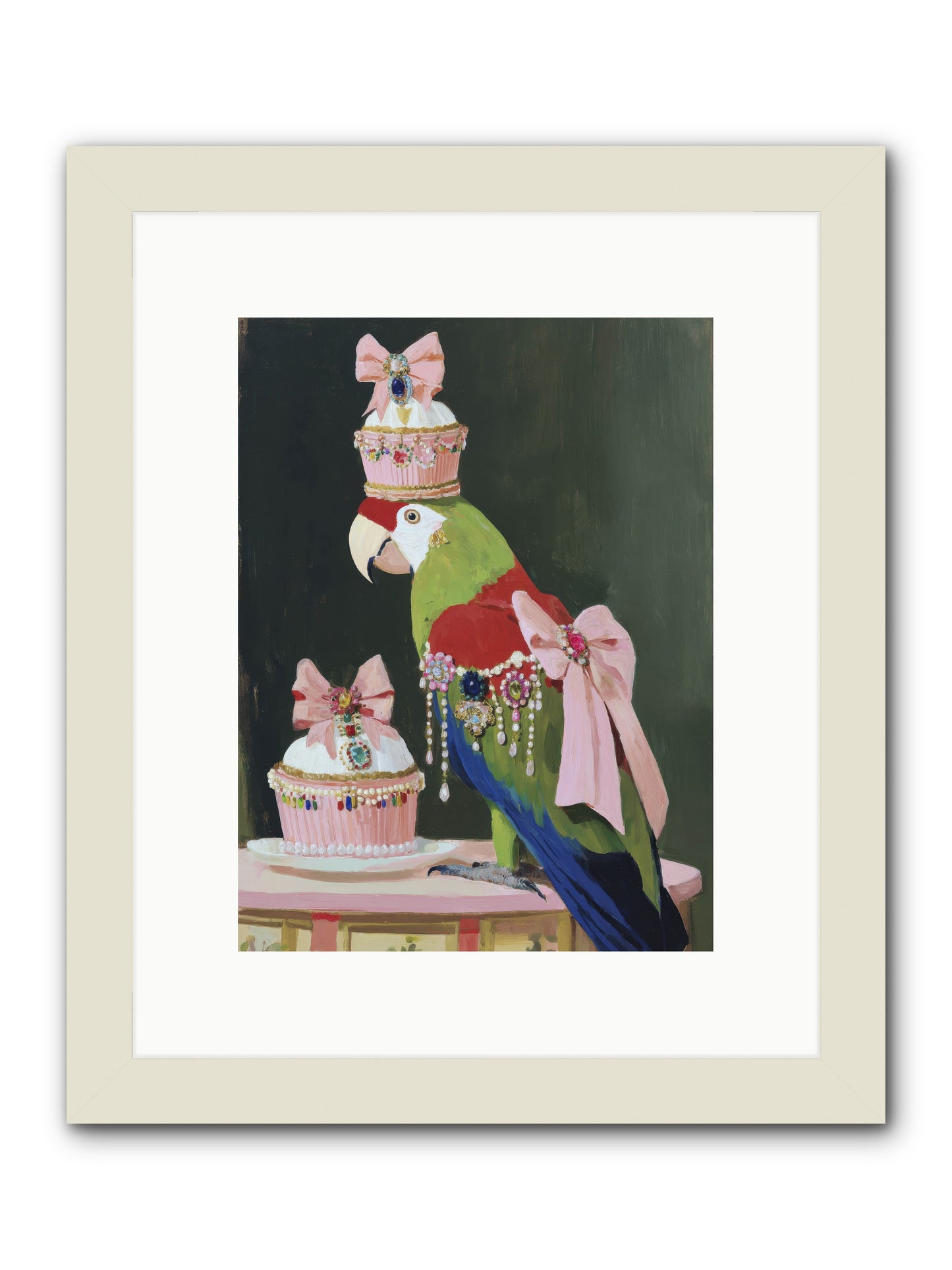 Steeped in Splendor -- Framed Print - White 9x12