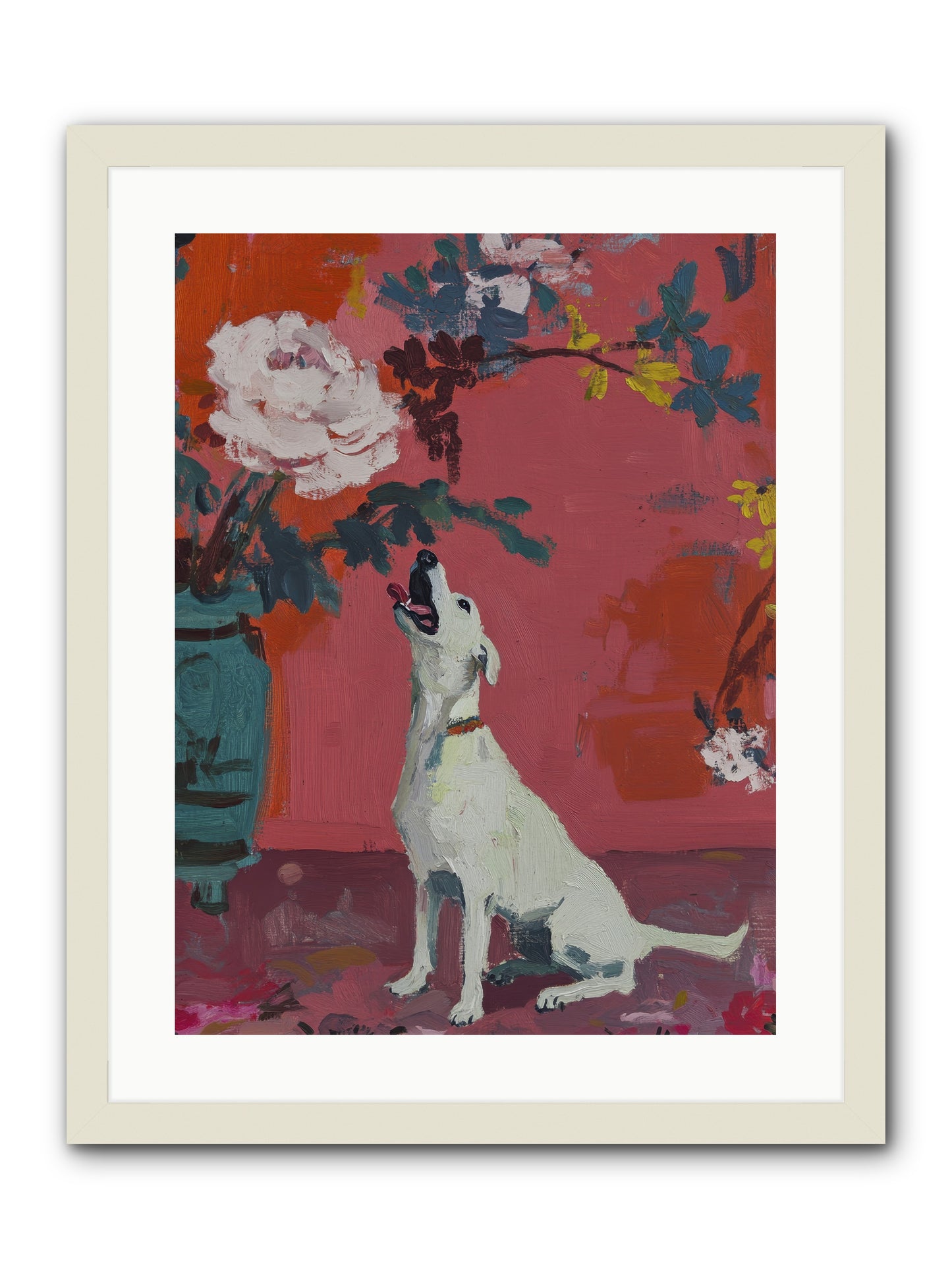 Stella -- Framed Print - White 18x24
