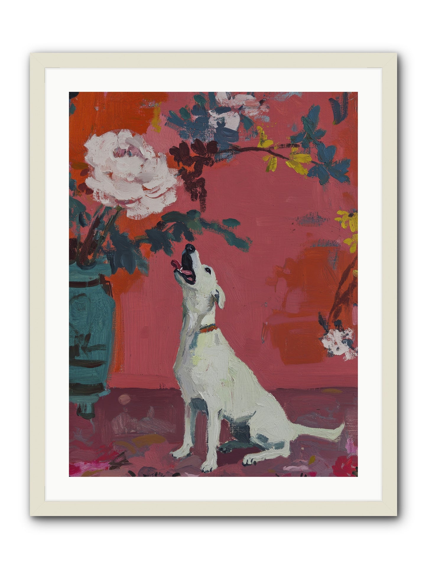 Stella -- Framed Print - White 24x32