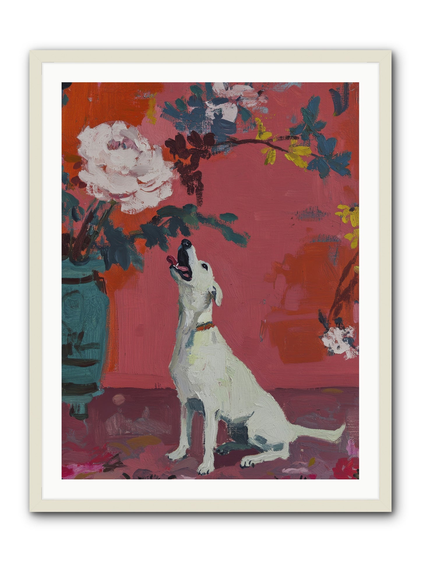 Stella -- Framed Print - White 30x40