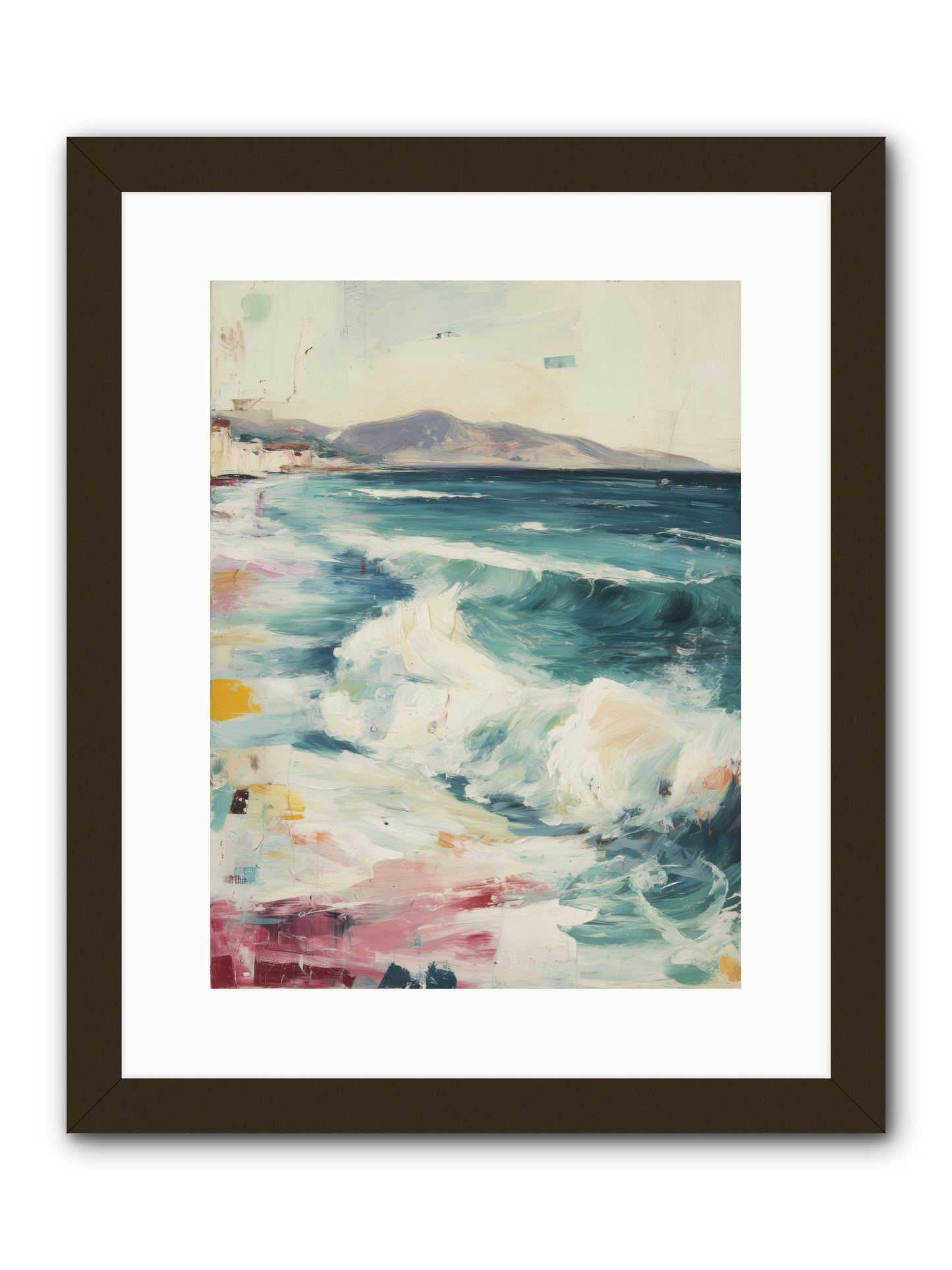 Steps in Moving Air -- Framed Print - Black 12x16