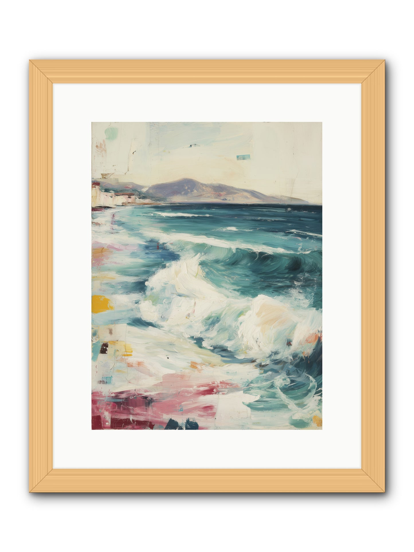 Steps in Moving Air -- Framed Print - Natural 12x16