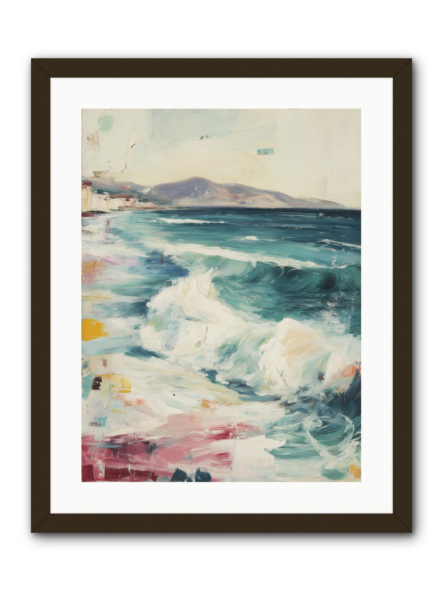 Steps in Moving Air -- Framed Print - Black 18x24
