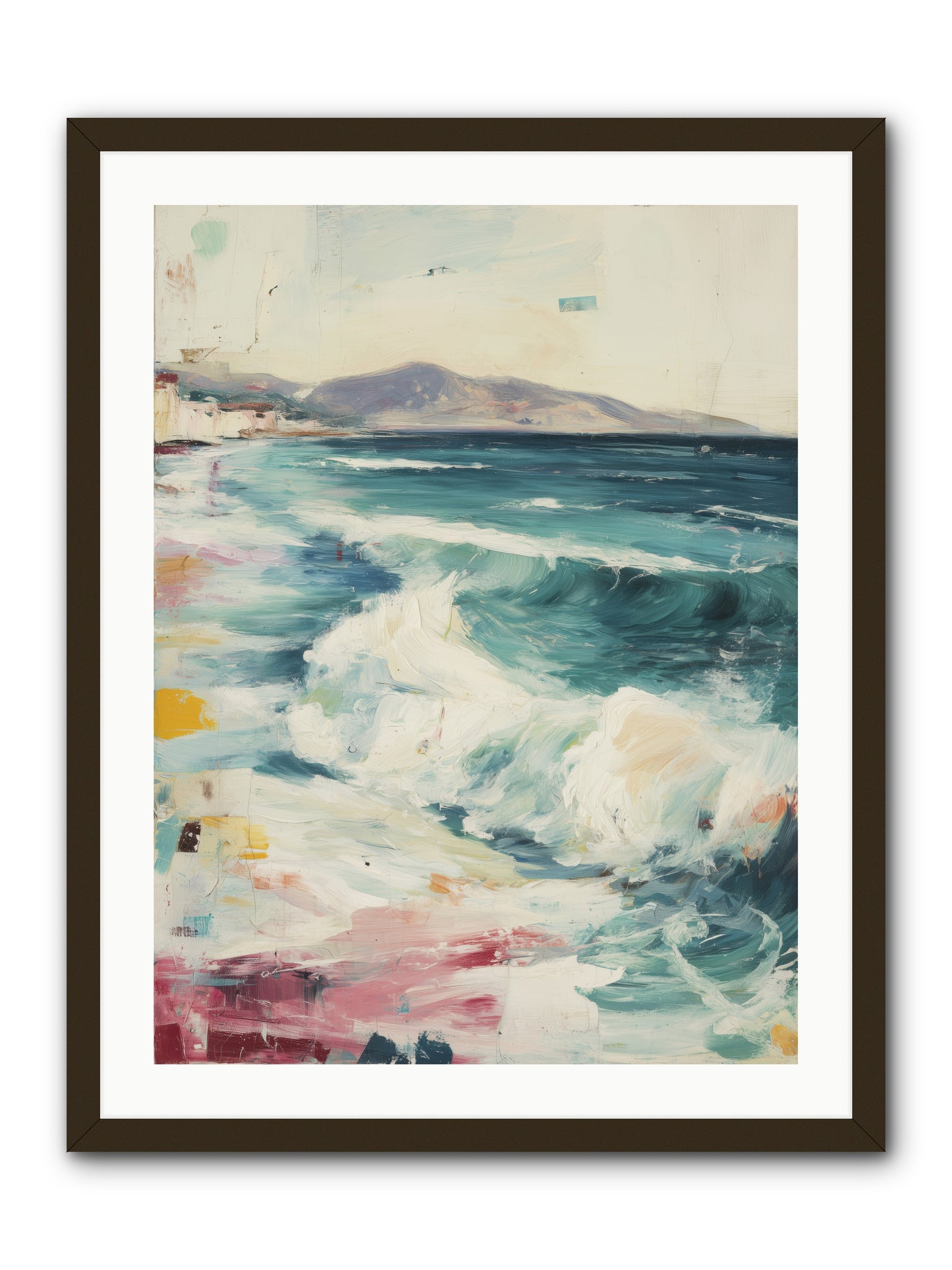 Steps in Moving Air -- Framed Print - Black 24x32
