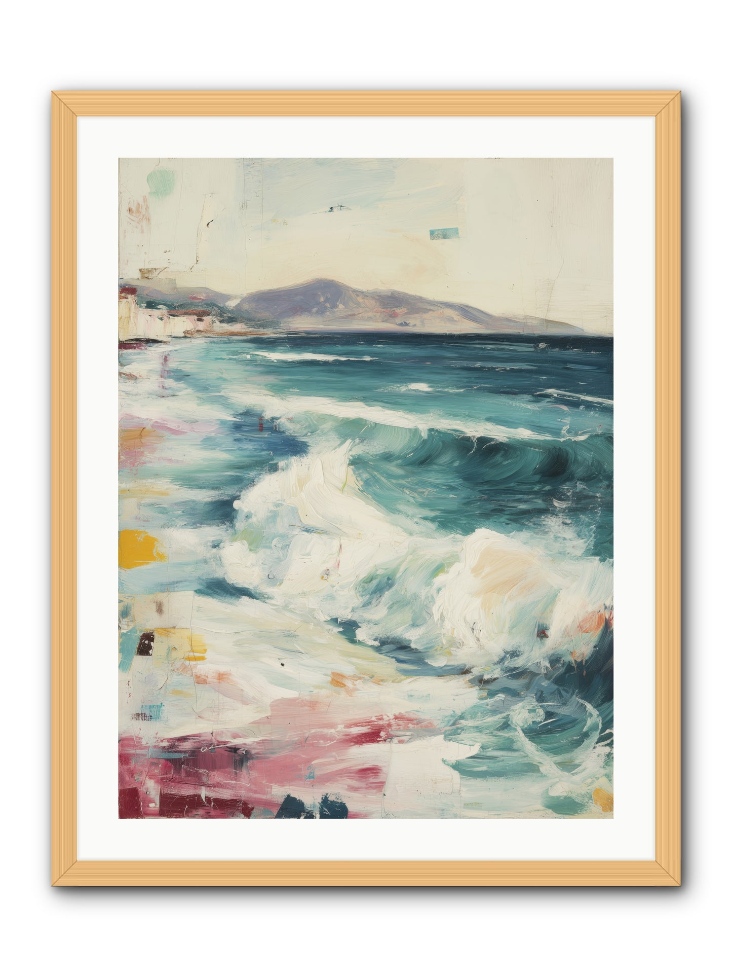 Steps in Moving Air -- Framed Print - Natural 24x32