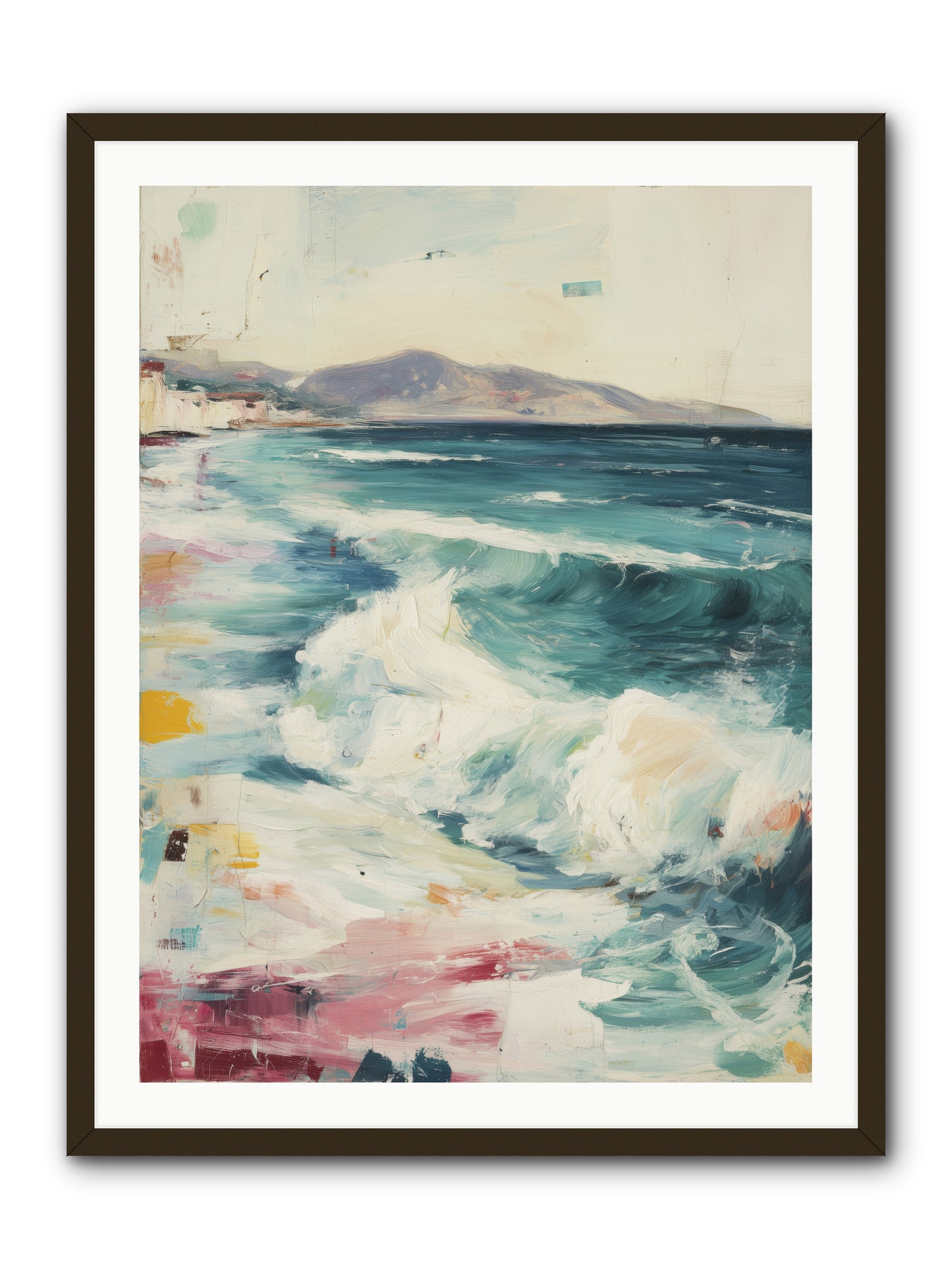 Steps in Moving Air -- Framed Print - Black 30x40