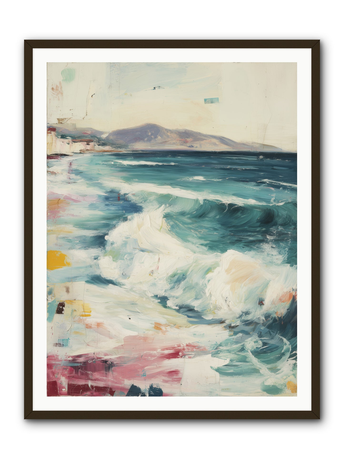 Steps in Moving Air -- Framed Print - Black 36x48