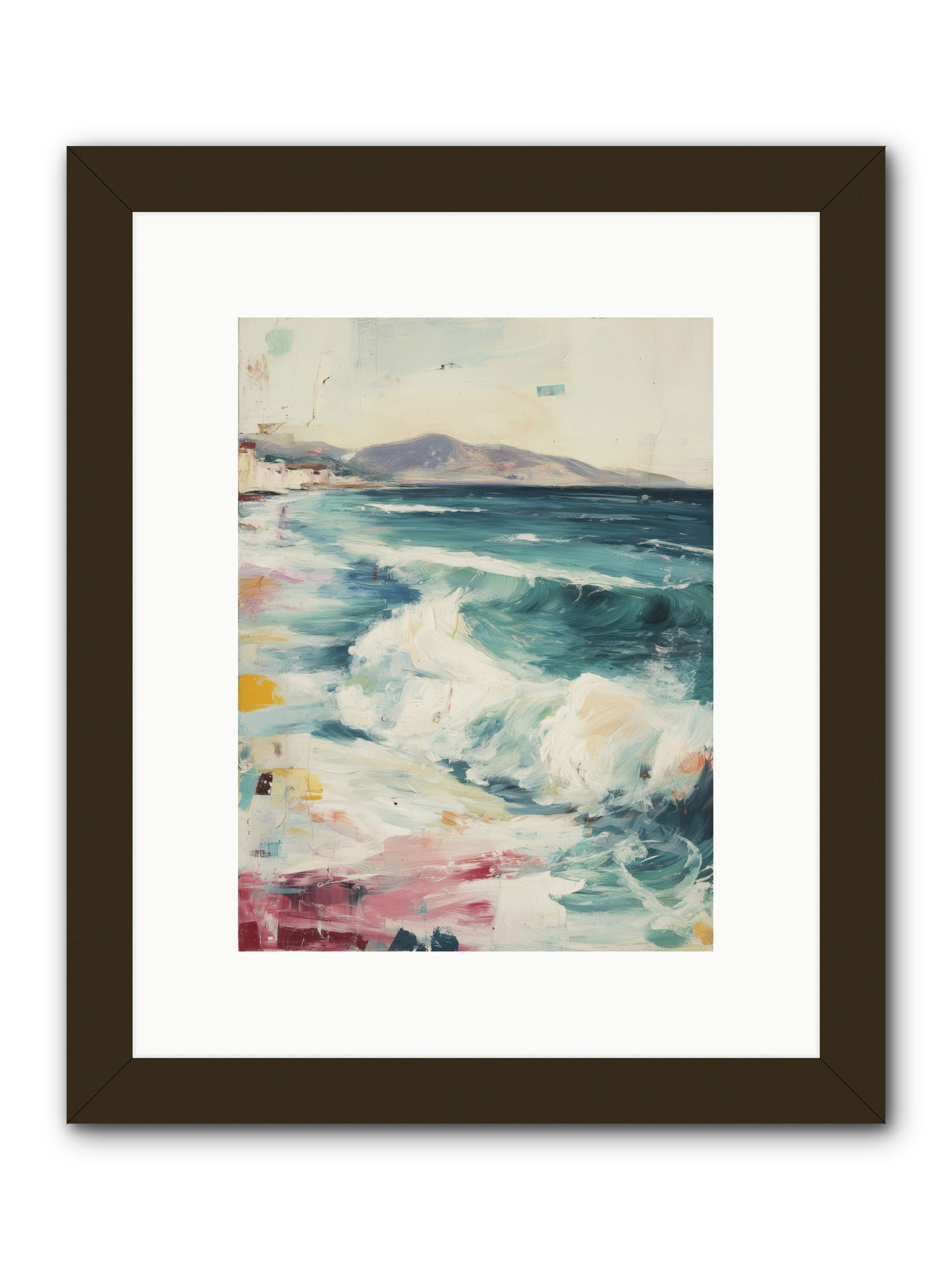 Steps in Moving Air -- Framed Print - Black 9x12
