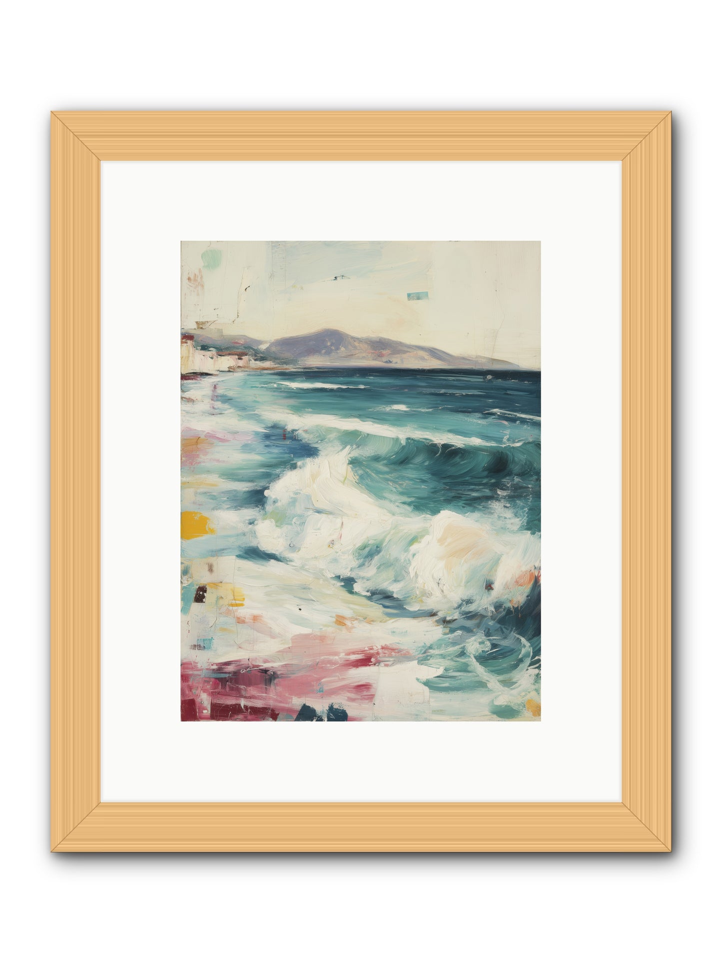 Steps in Moving Air -- Framed Print - Natural 9x12