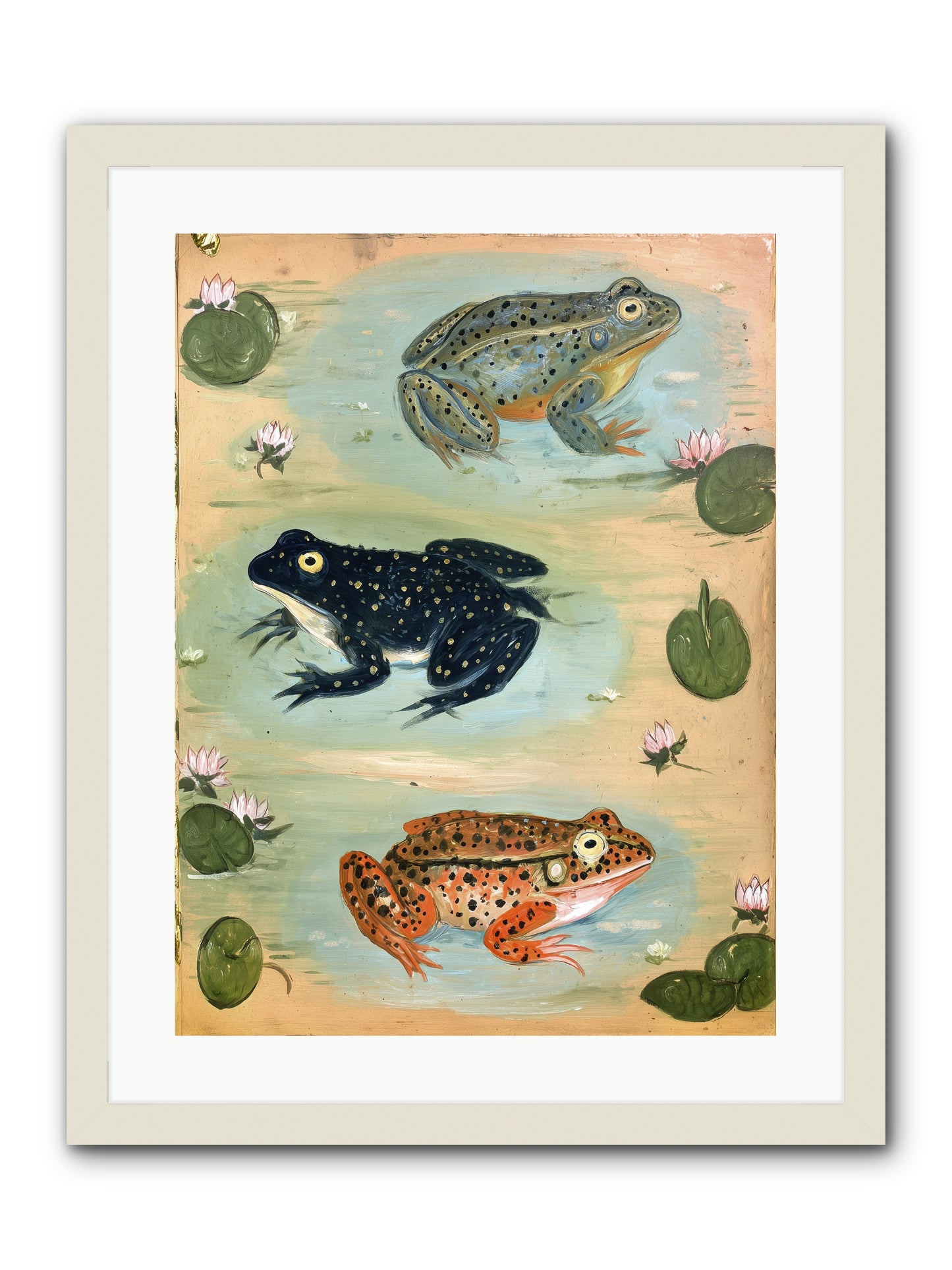 Still Waters -- Framed Print - White 18x24