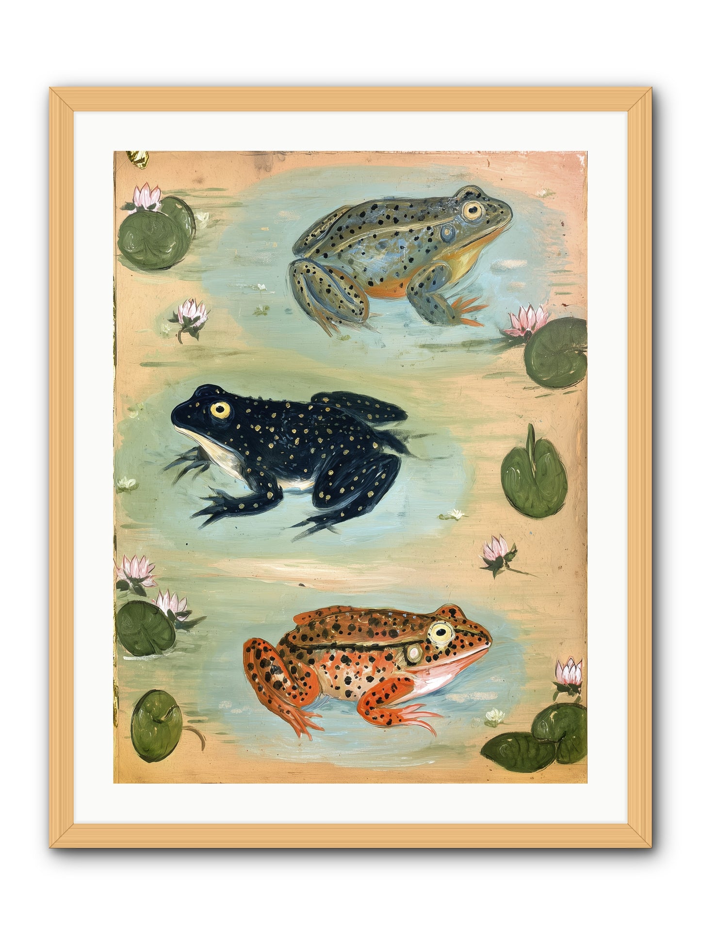 Still Waters -- Framed Print - Natural 24x32
