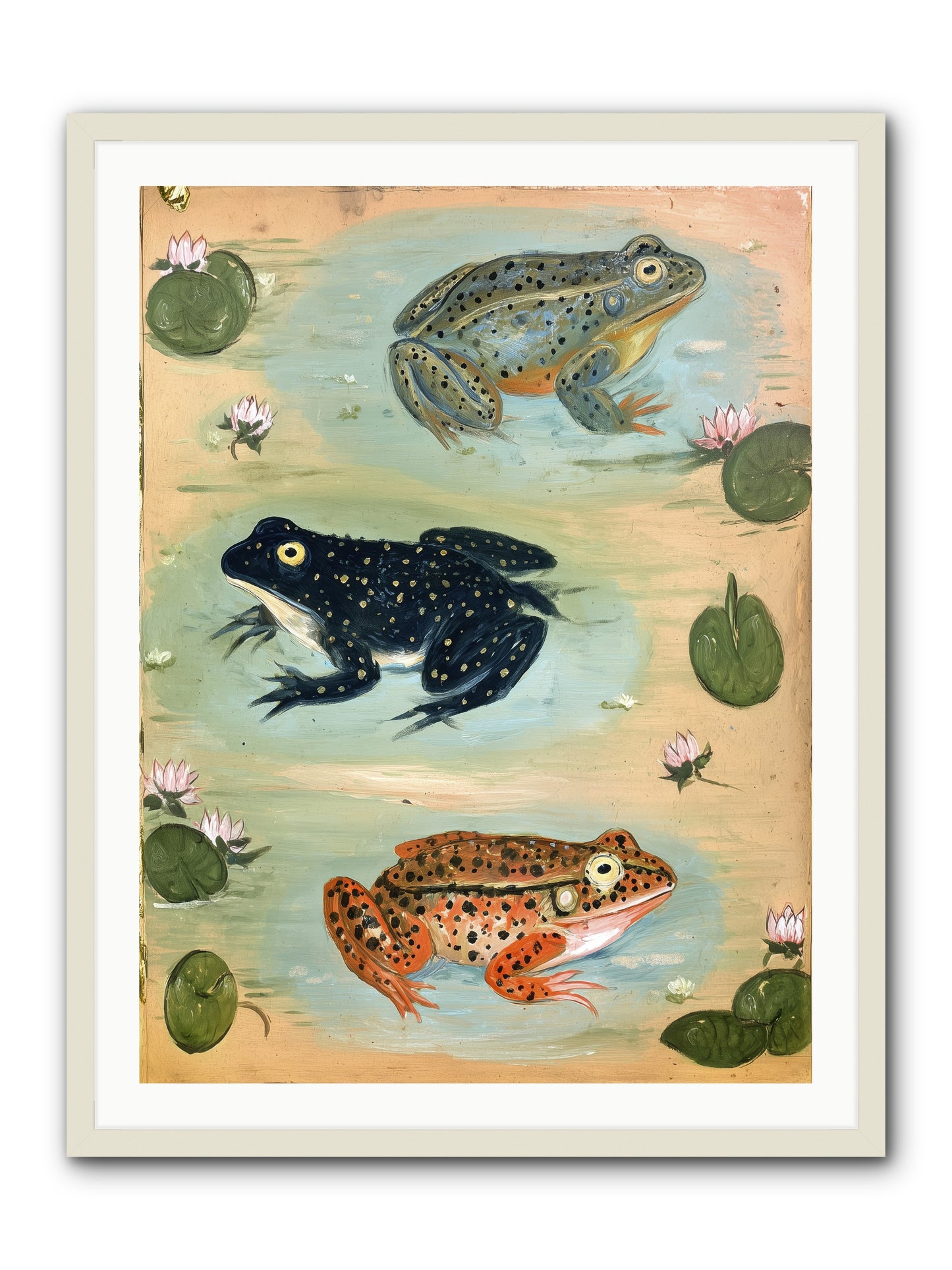 Still Waters -- Framed Print - White 30x40