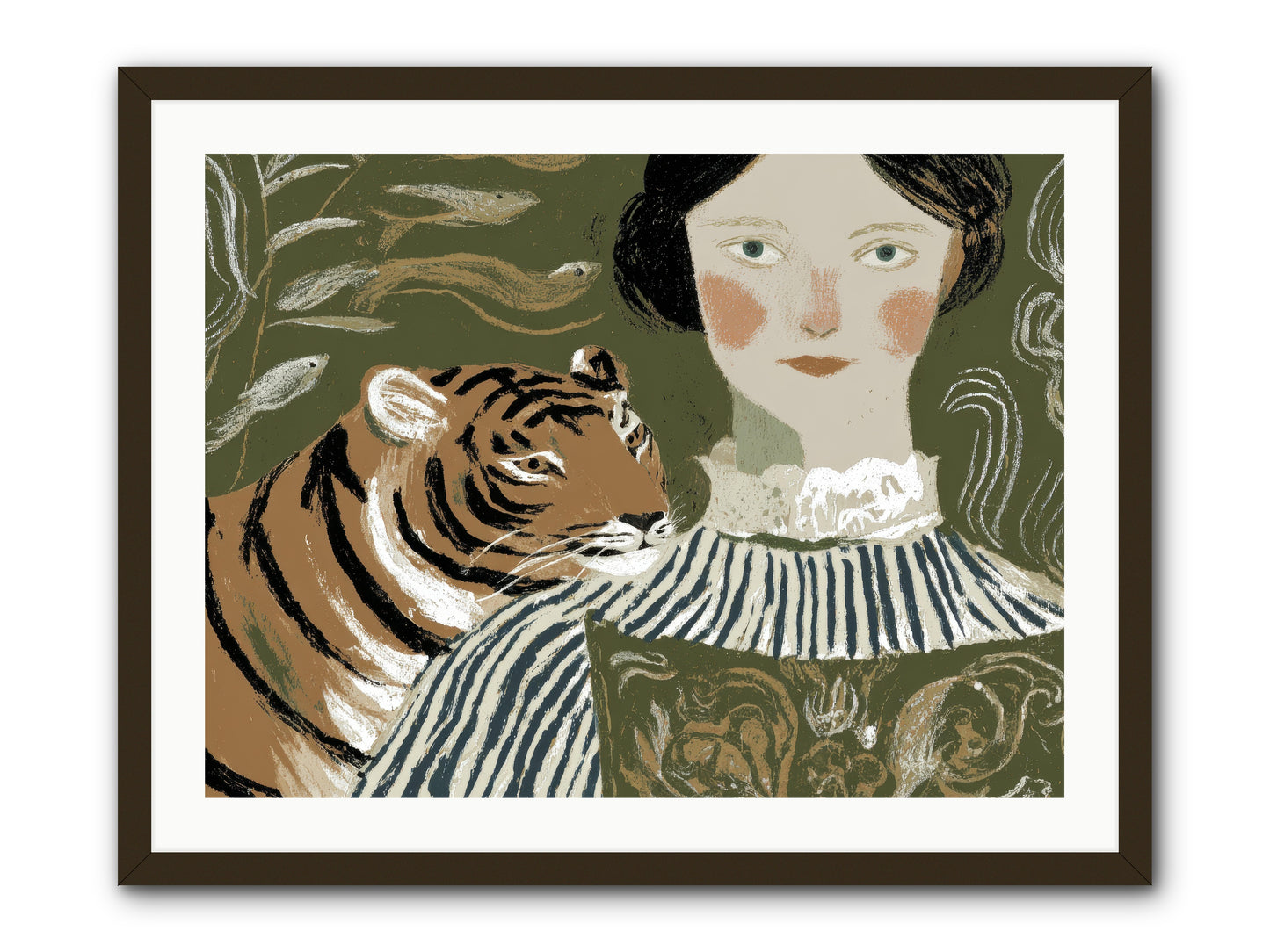 Still Waters -- Framed Print - Black 32x24