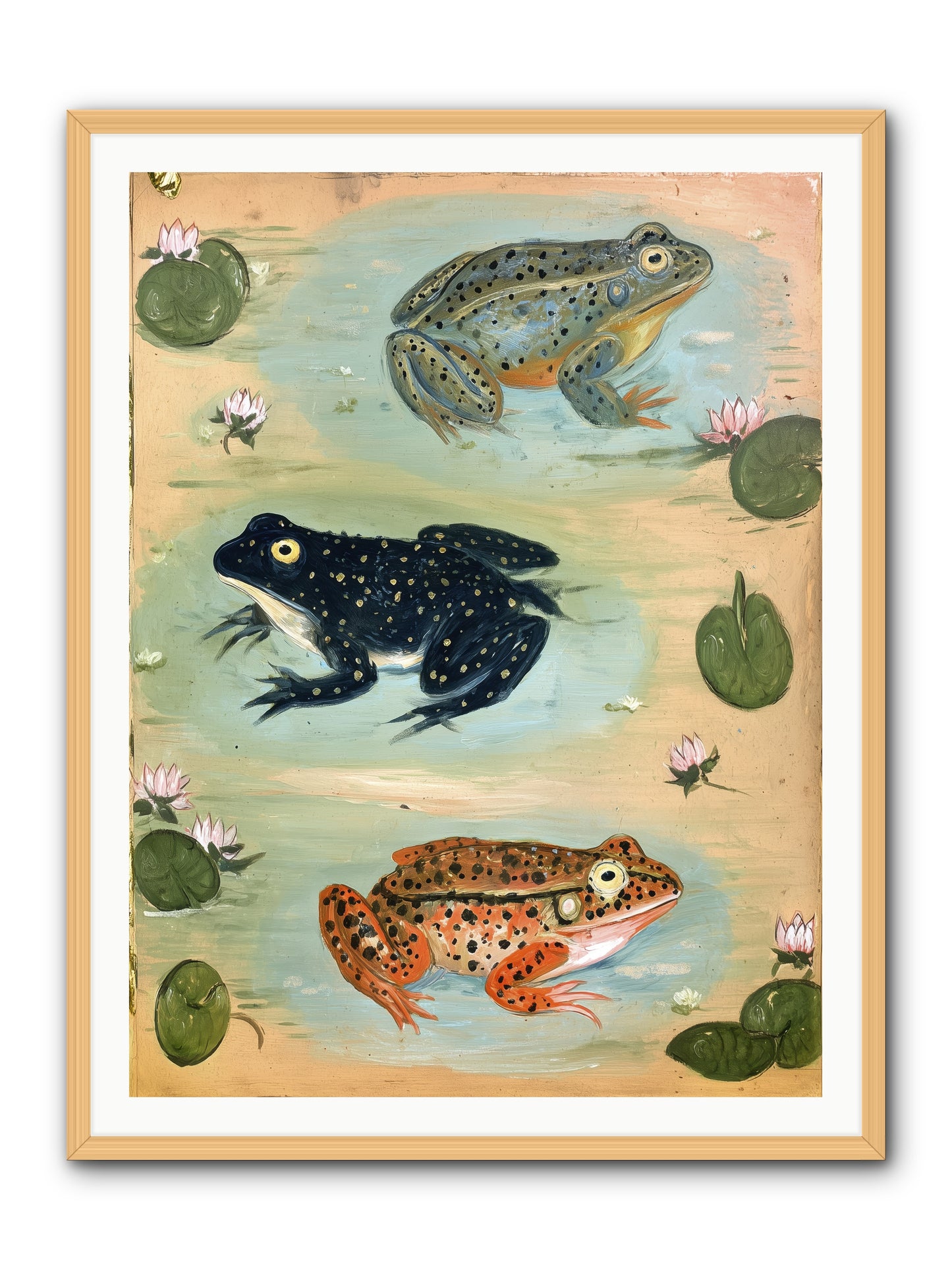 Still Waters -- Framed Print - Natural 36x48