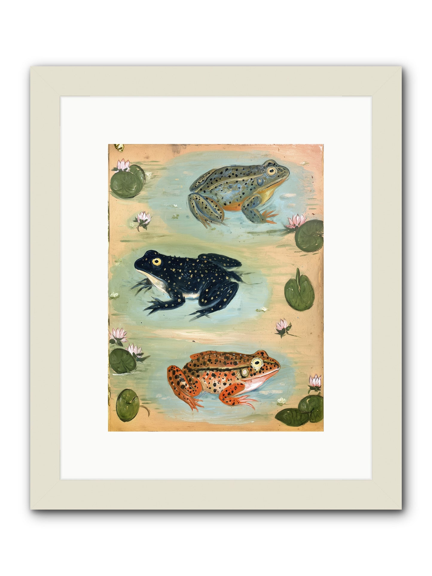 Still Waters -- Framed Print - White 9x12