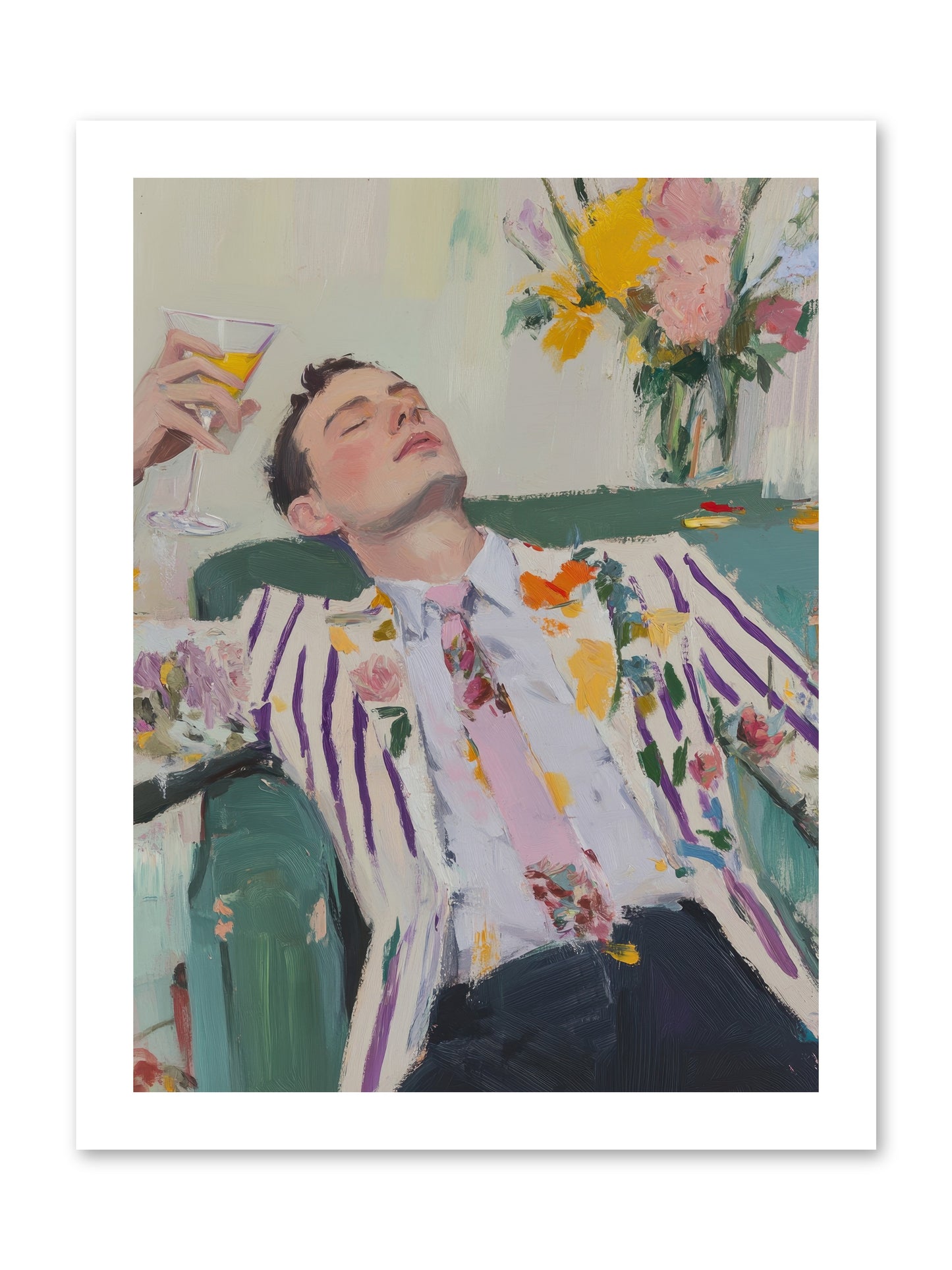 Stolen Slumber -- Loose Canvas Print 12x16