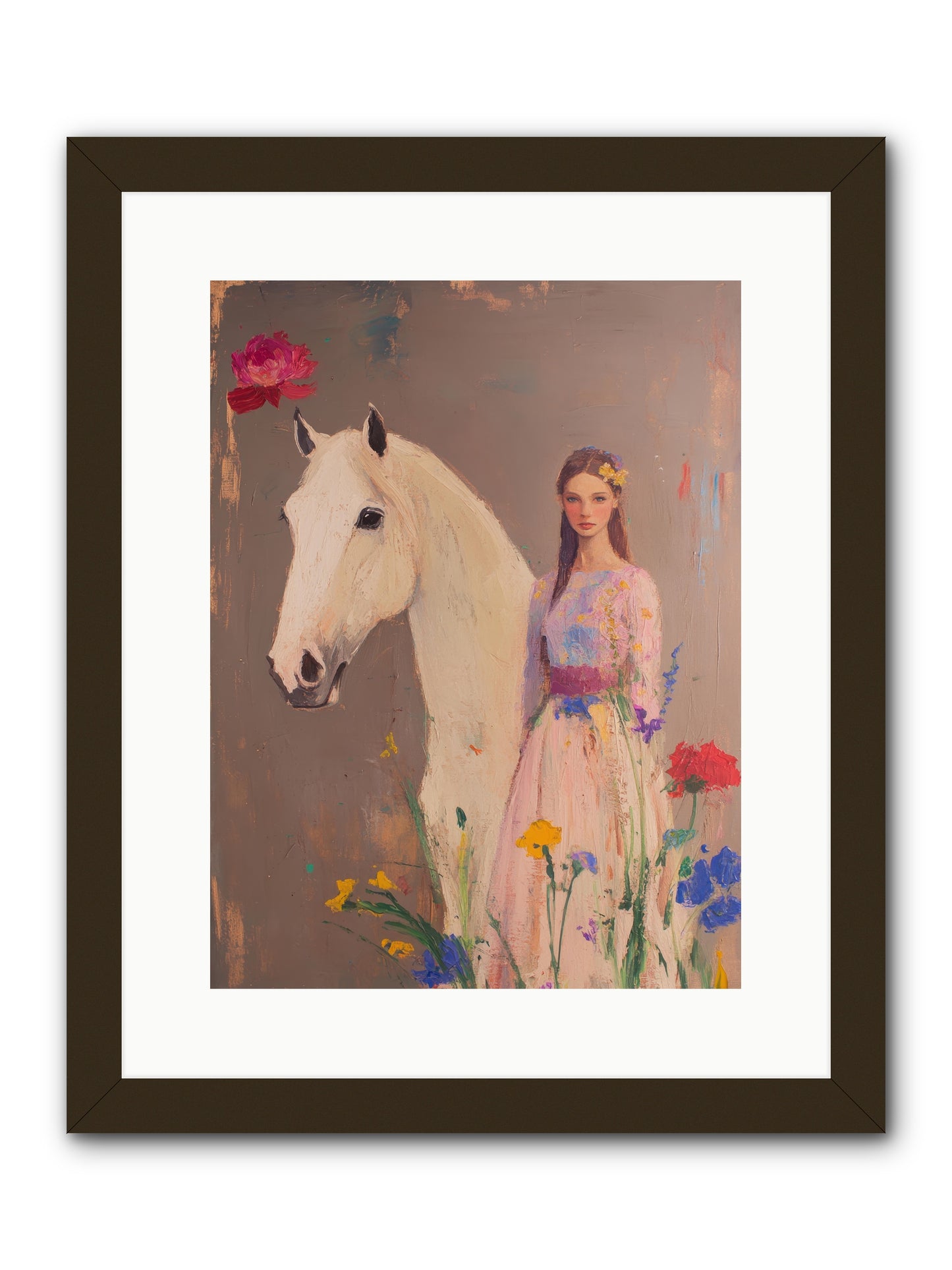 Stone Meadow -- Framed Print - Black 12x16