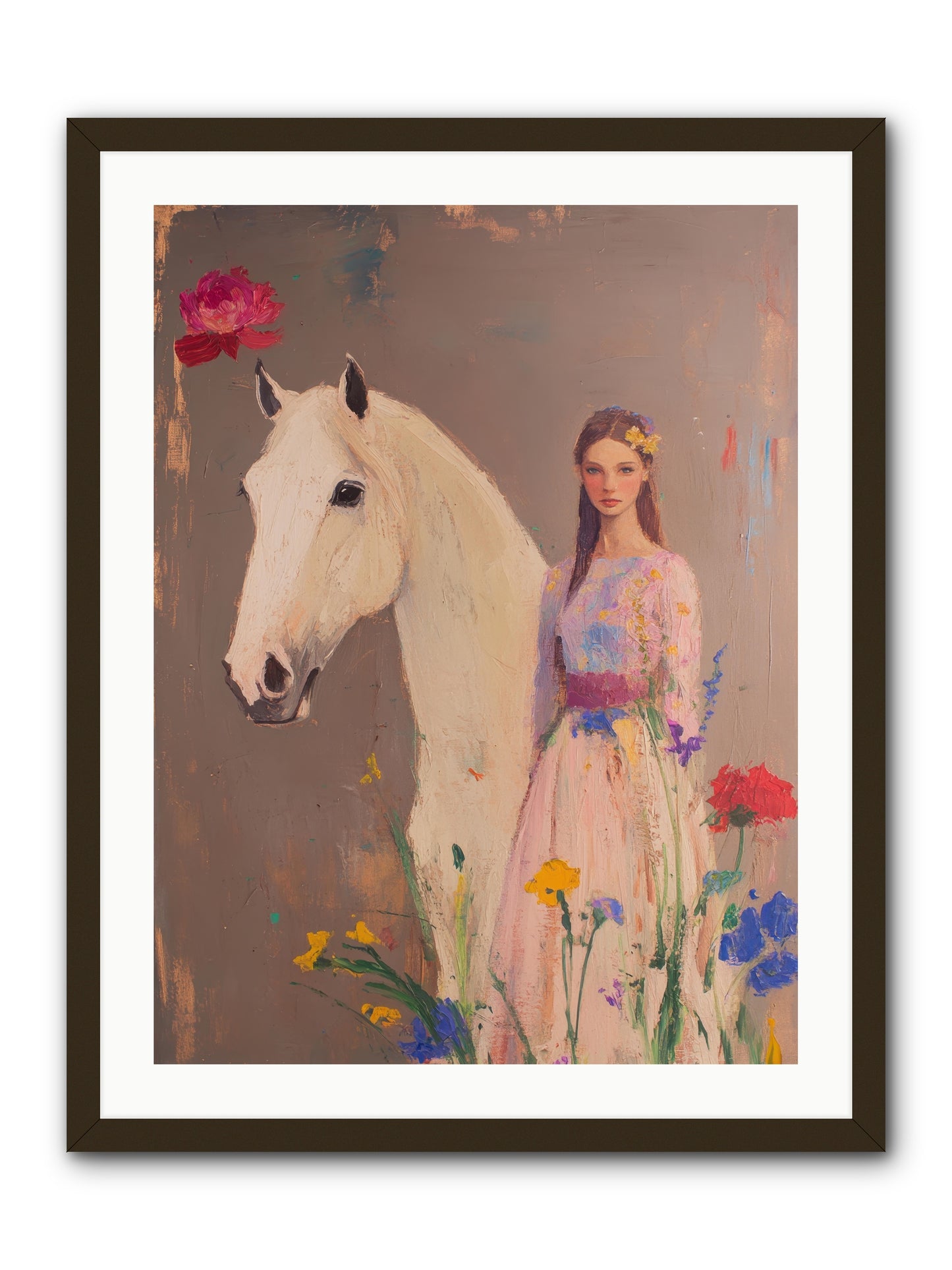 Stone Meadow -- Framed Print - Black 24x32