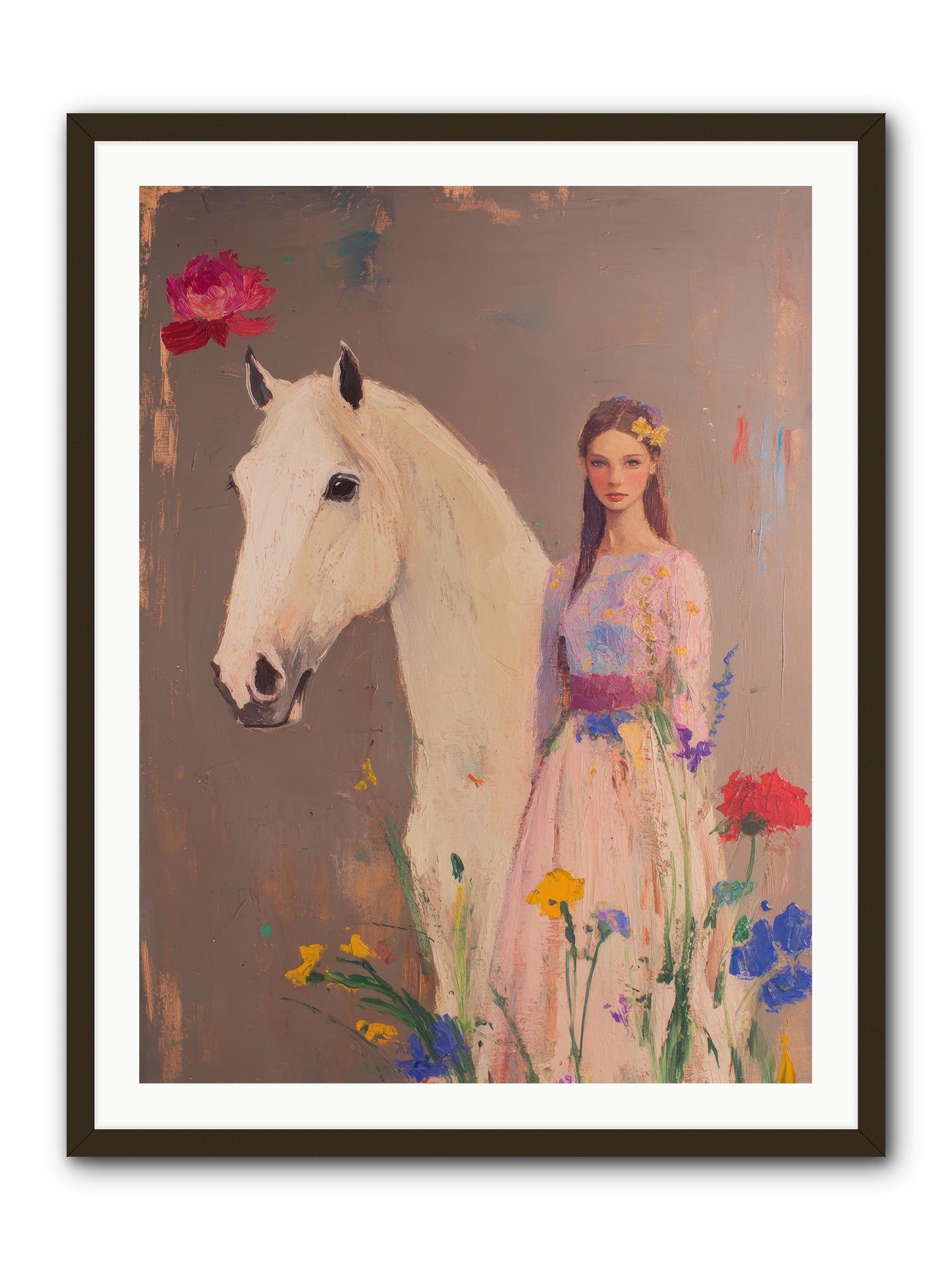 Stone Meadow -- Framed Print - Black 30x40