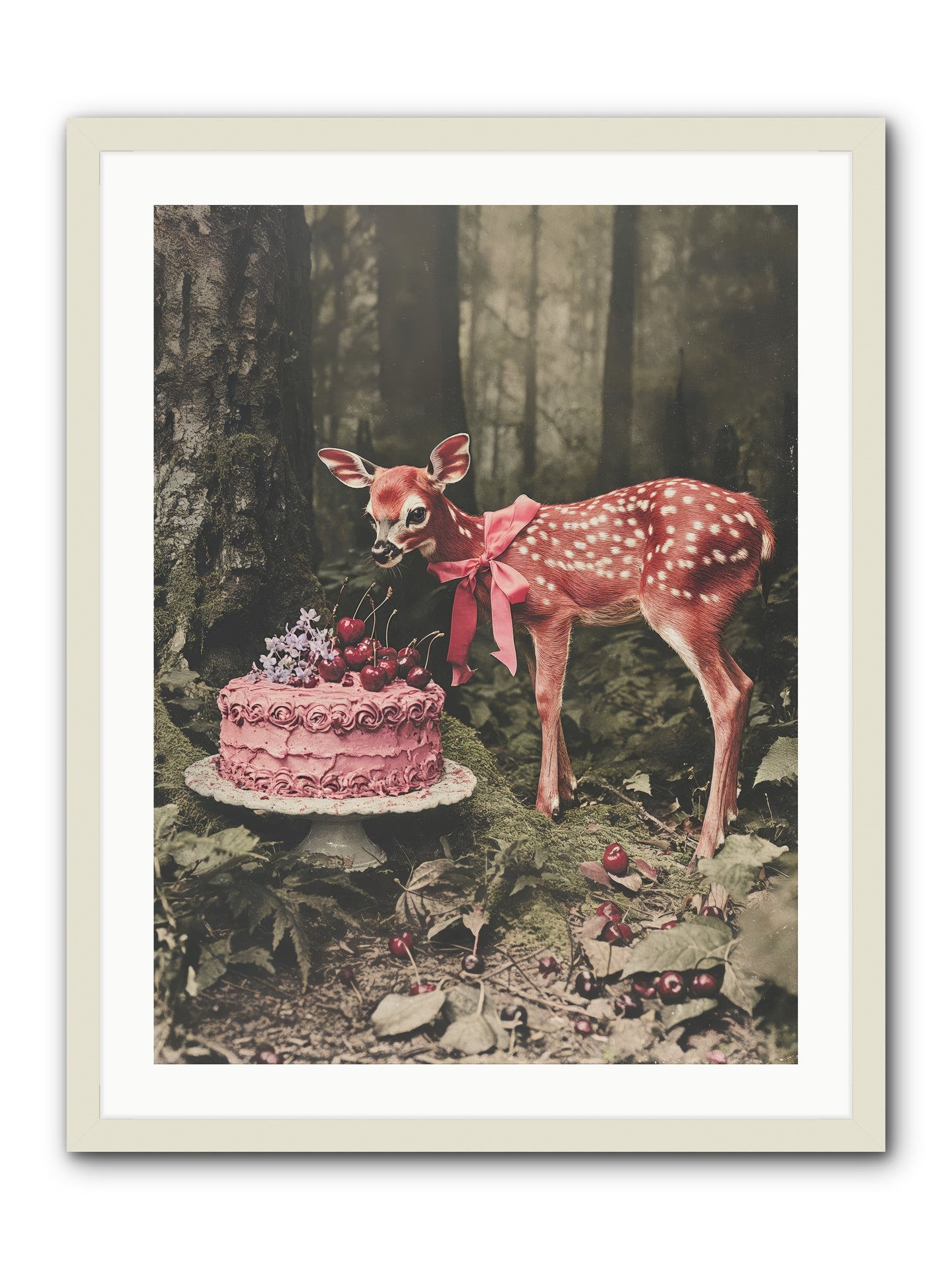 Stories Bloom DreamsRez -- Framed Print - White 24x32