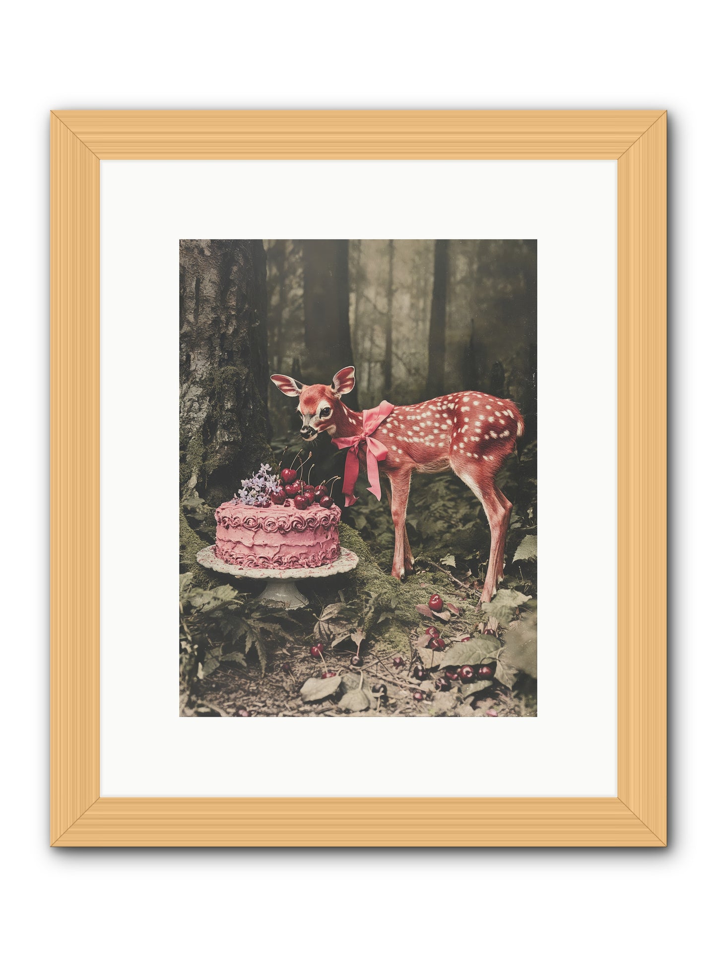 Stories Bloom DreamsRez -- Framed Print - Natural 9x12