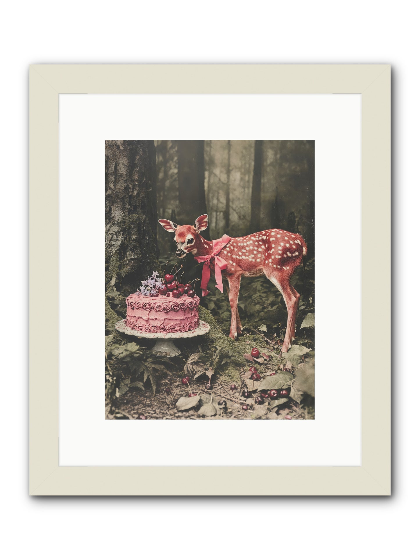 Stories Bloom DreamsRez -- Framed Print - White 9x12