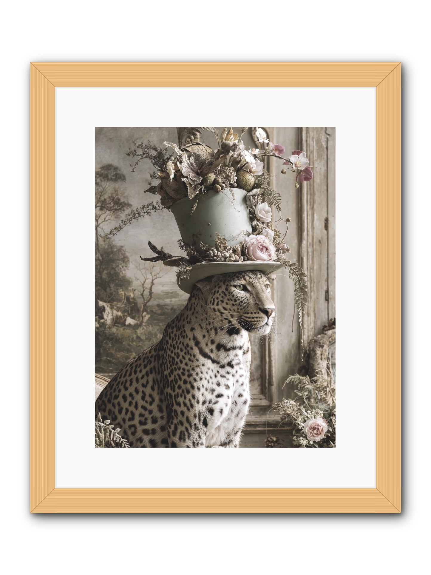 Stories Unveiled -- Framed Print - Natural 12x16