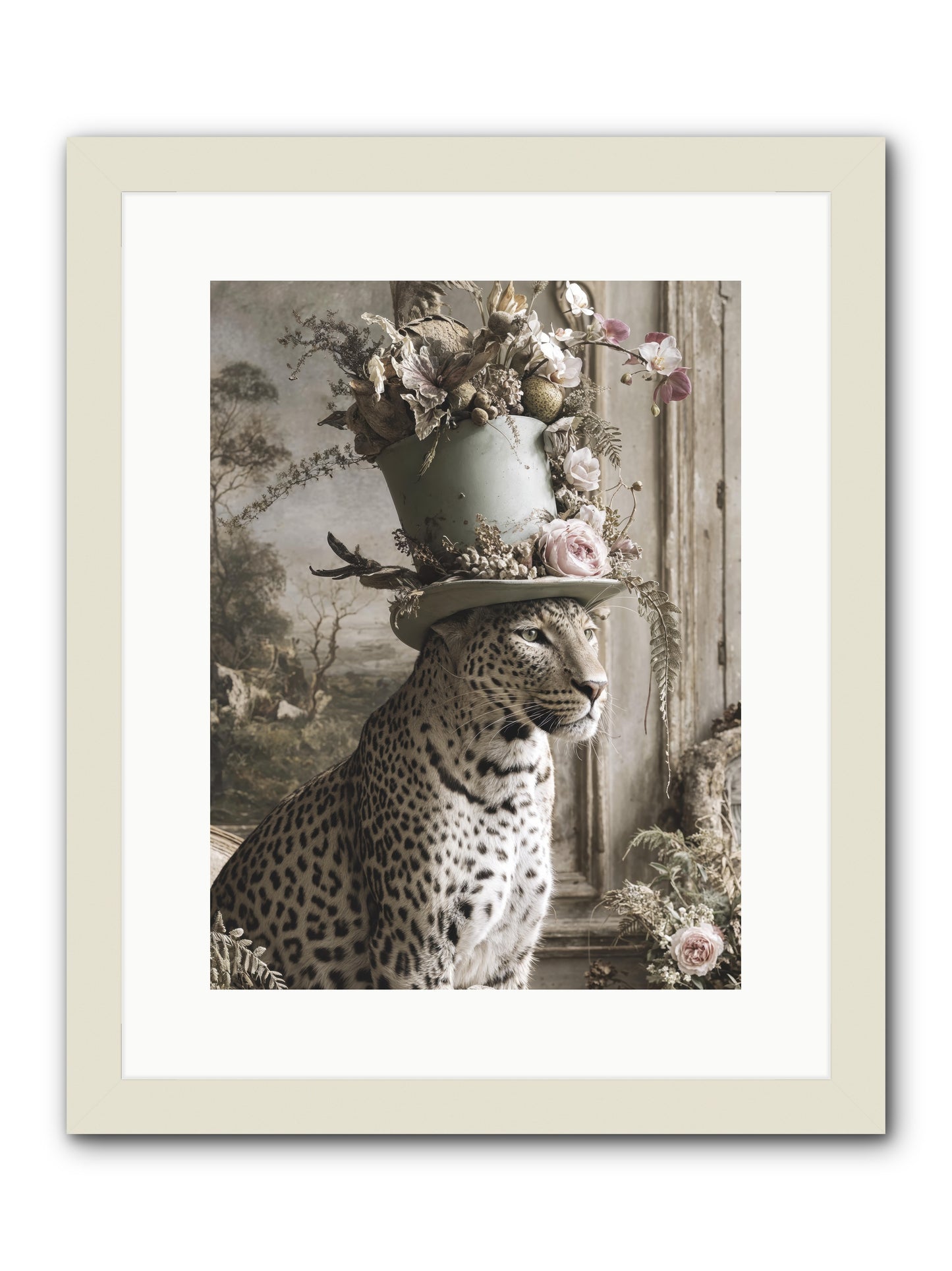 Stories Unveiled -- Framed Print - White 12x16