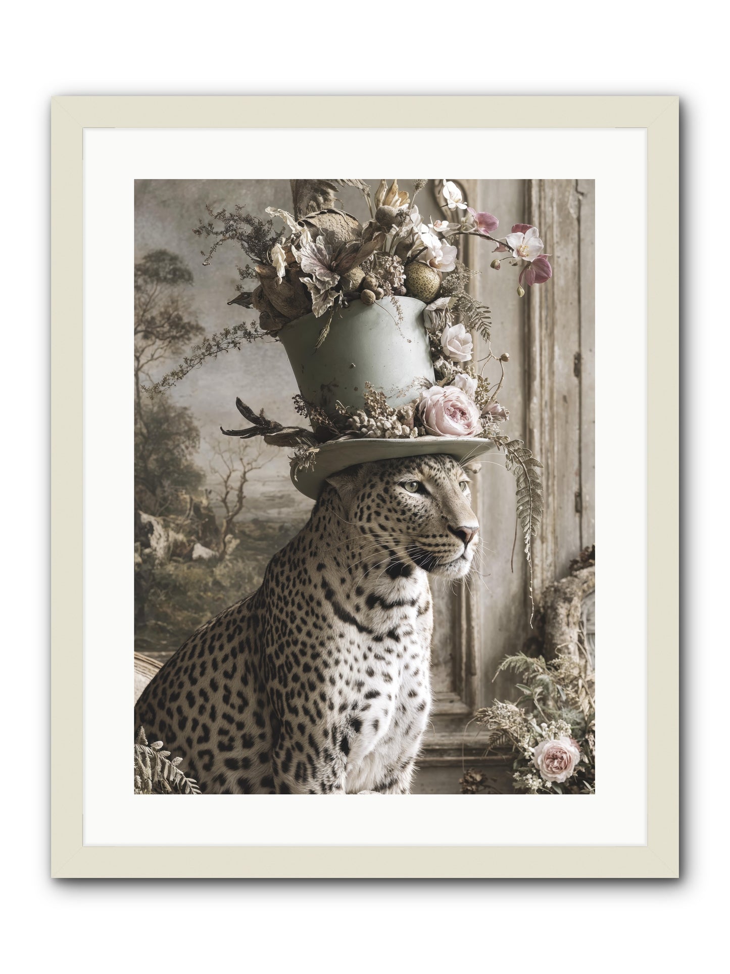 Stories Unveiled -- Framed Print - White 18x24