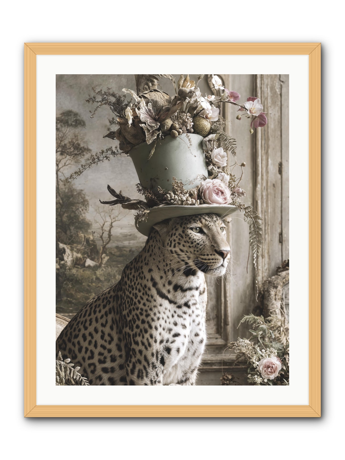 Stories Unveiled -- Framed Print - Natural 24x32