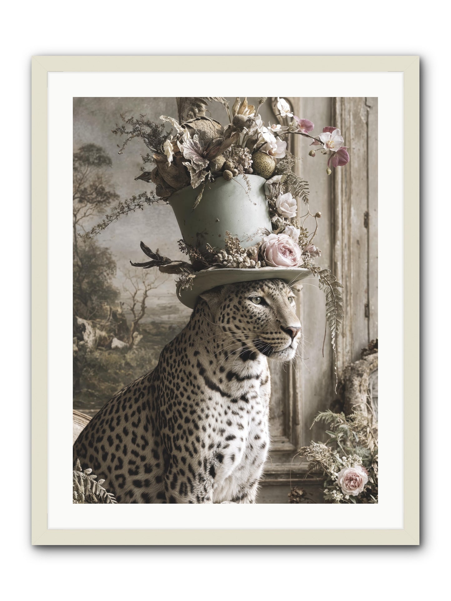 Stories Unveiled -- Framed Print - White 24x32