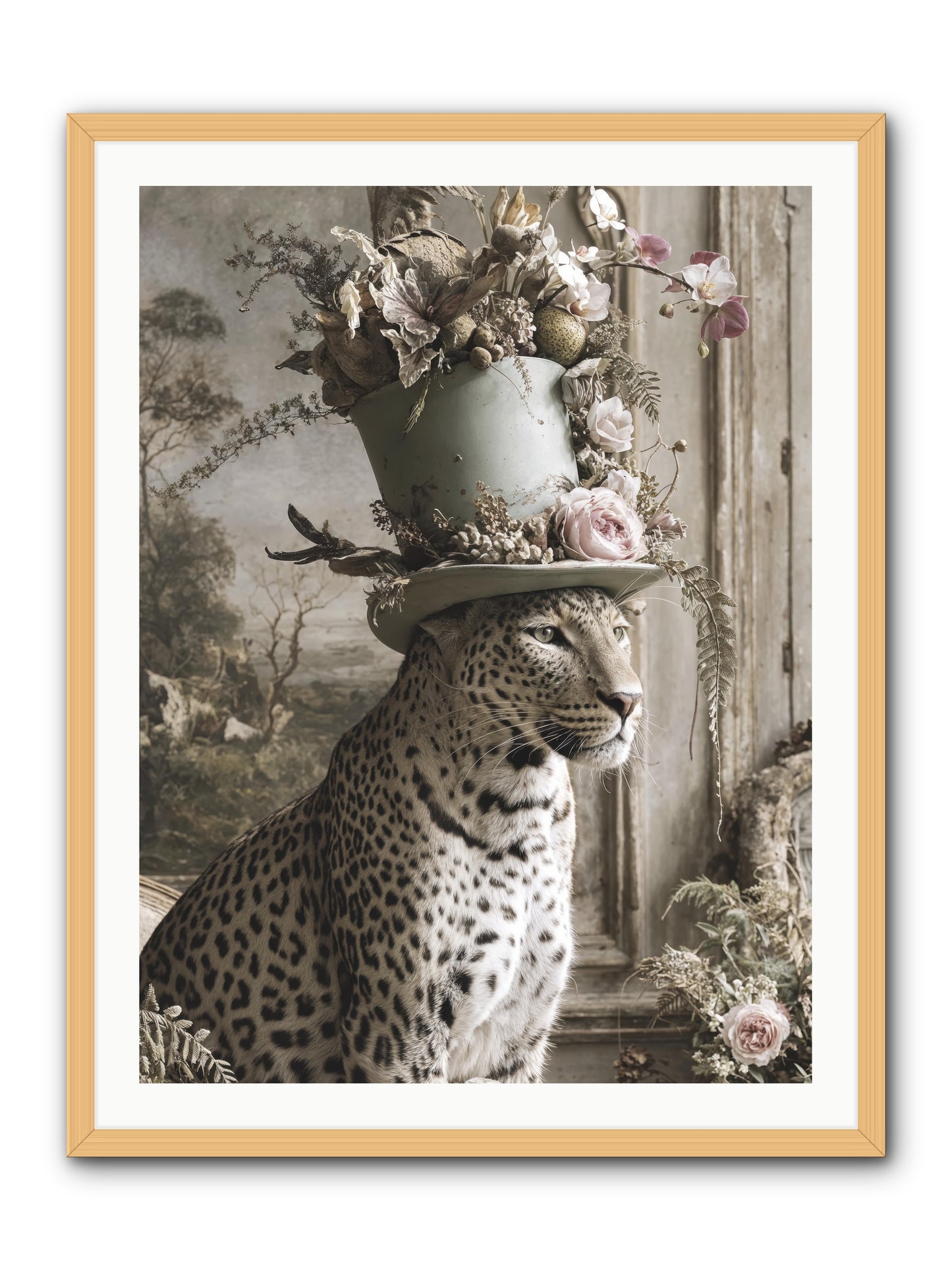 Stories Unveiled -- Framed Print - Natural 30x40