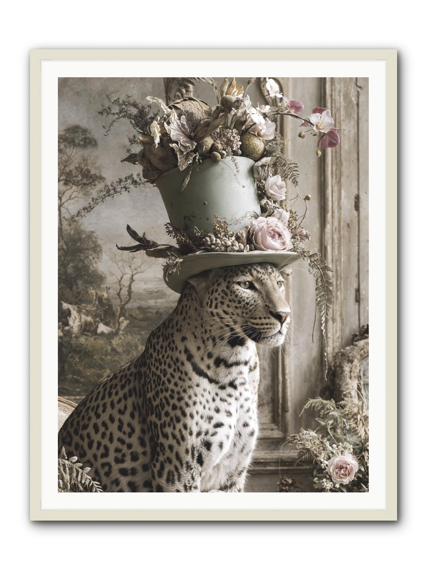 Stories Unveiled -- Framed Print - White 36x48