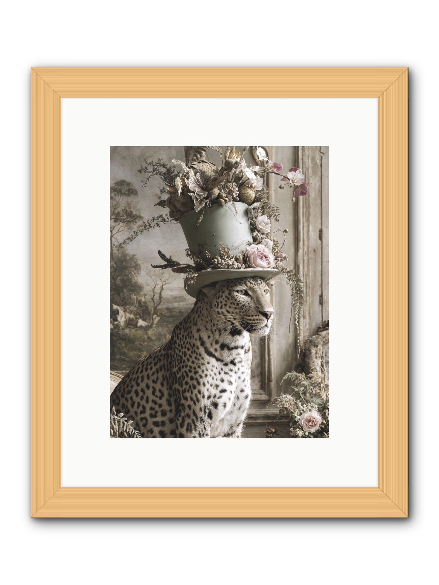 Stories Unveiled -- Framed Print - Natural 9x12