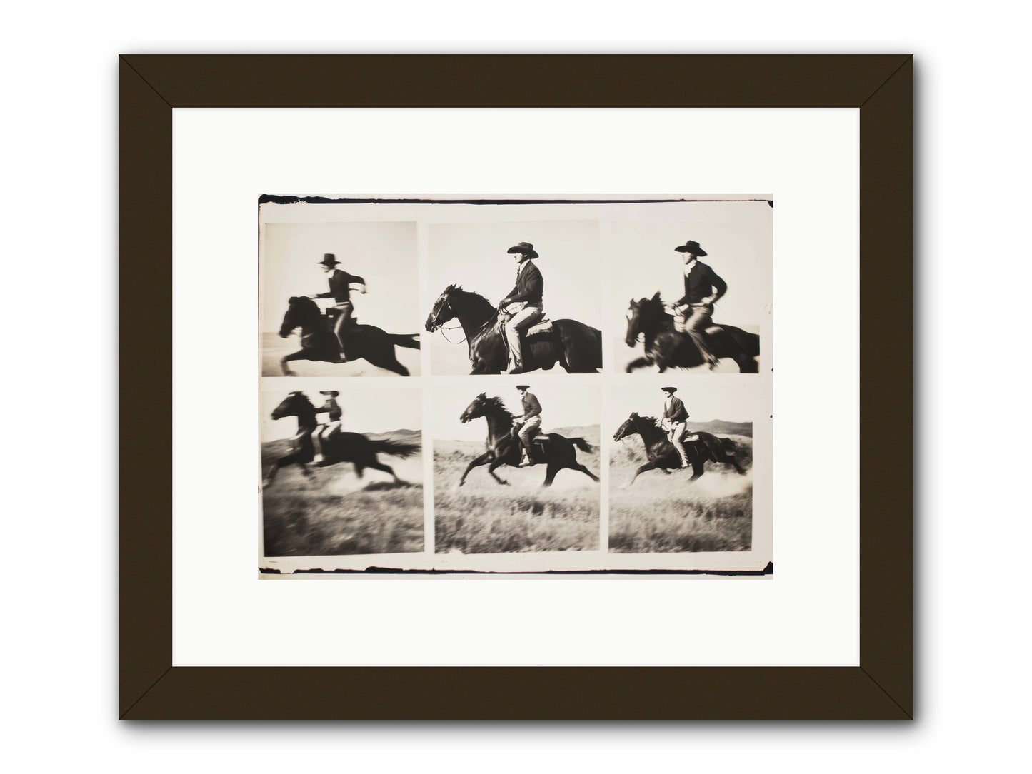 Storm Chaser  -- Framed Print - Black 12x9