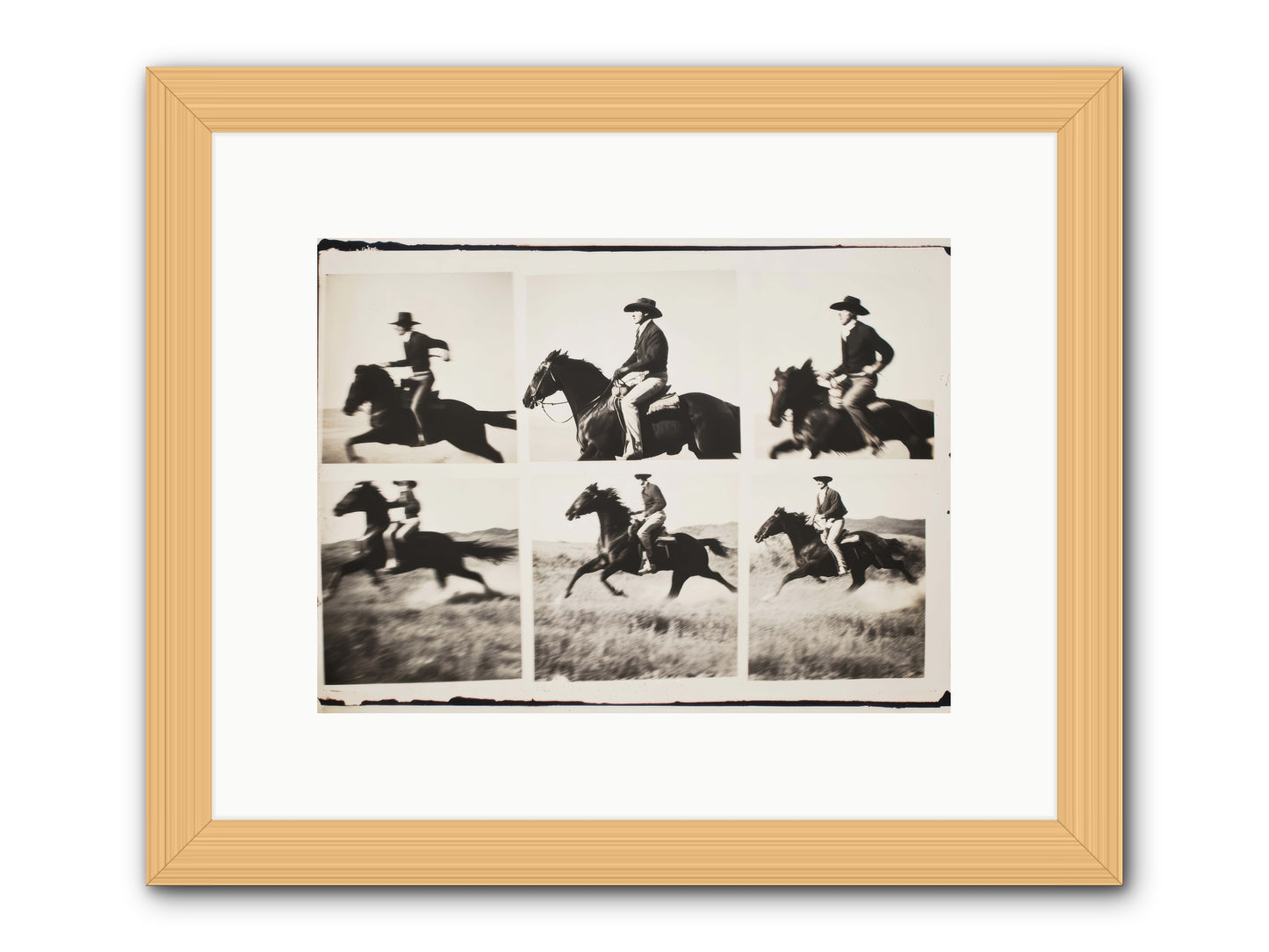 Storm Chaser  -- Framed Print - Natural 12x9