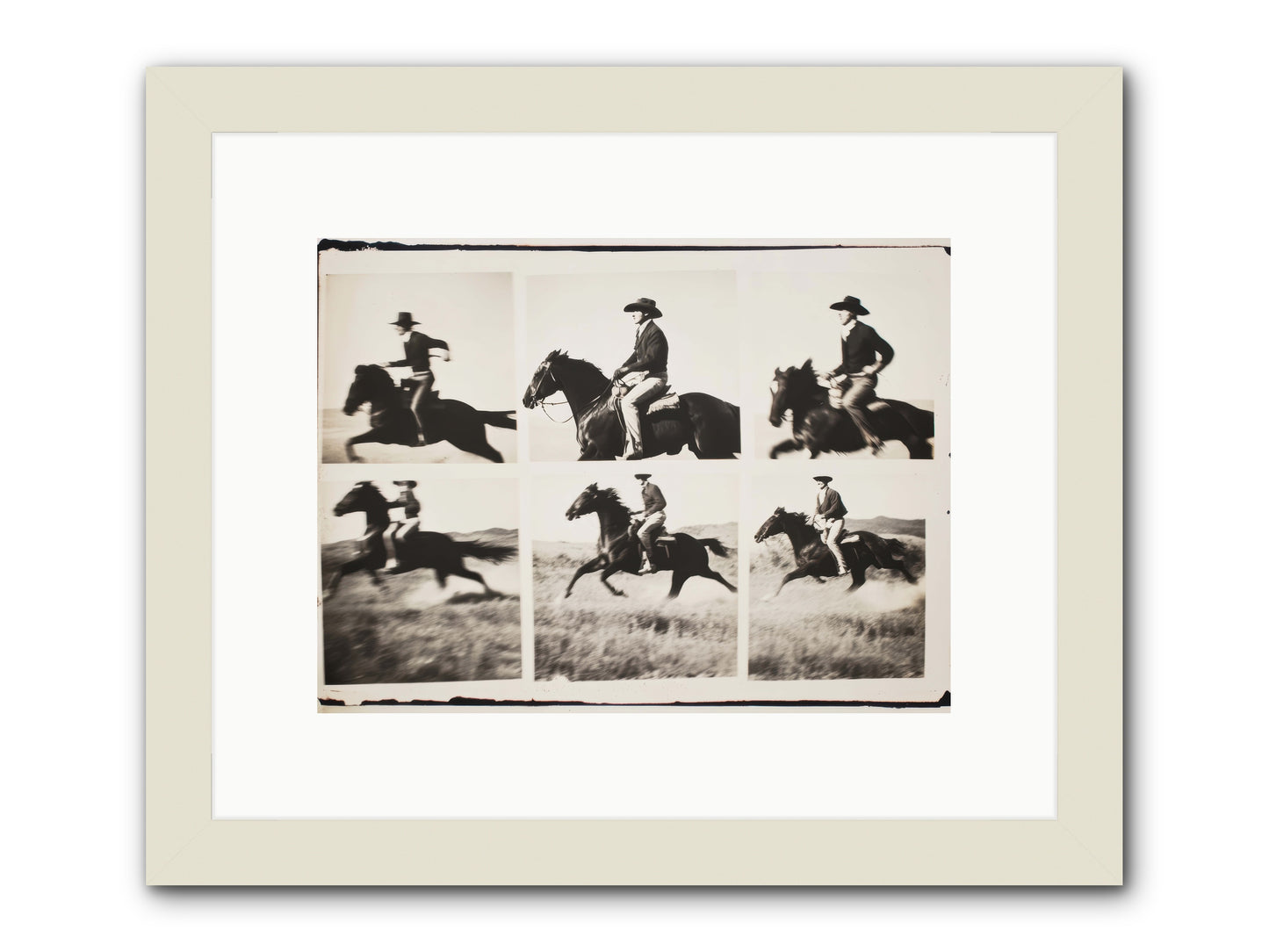 Storm Chaser  -- Framed Print - White 12x9