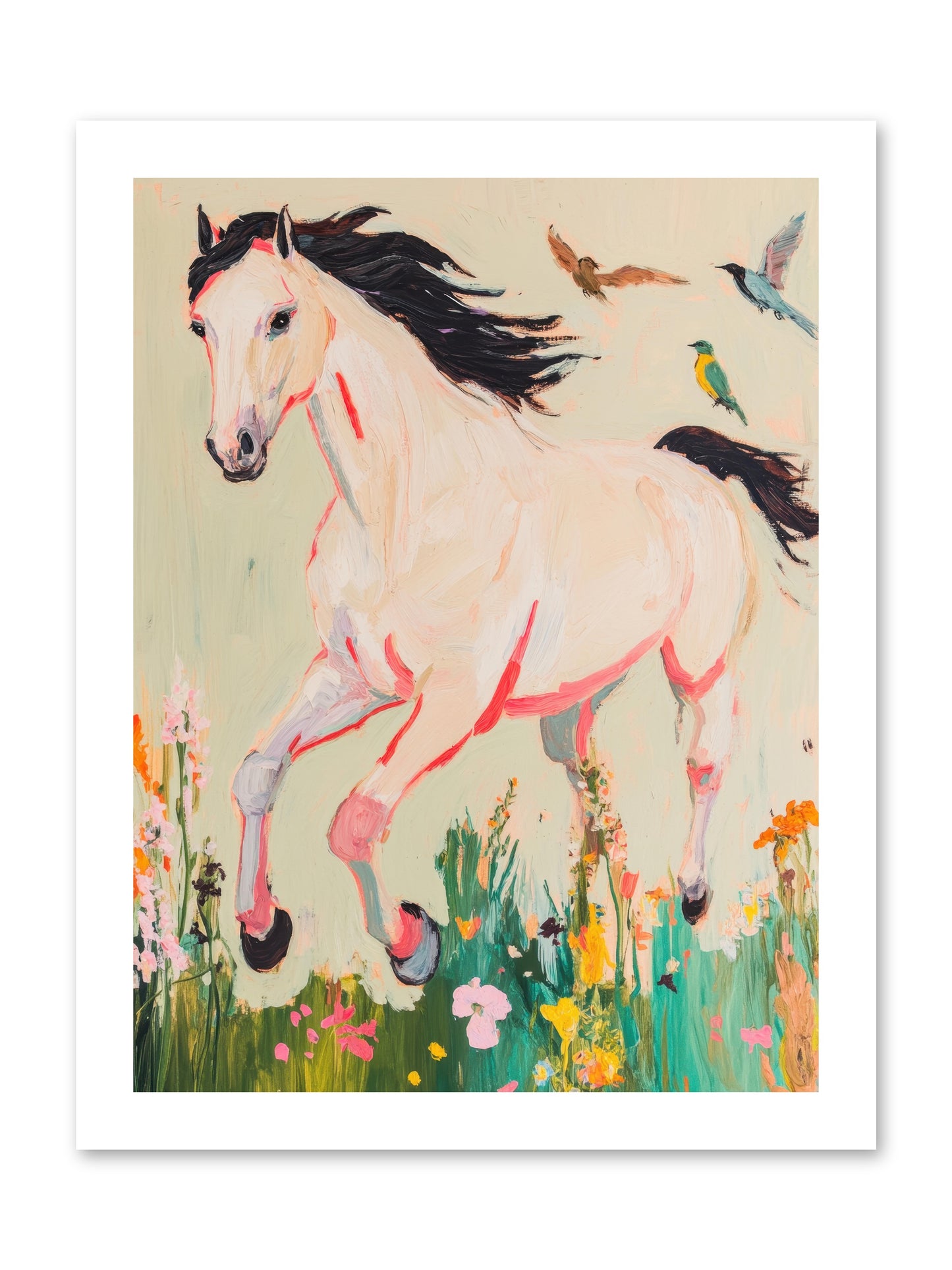 Story Weaver -- Loose Canvas Print 12x16