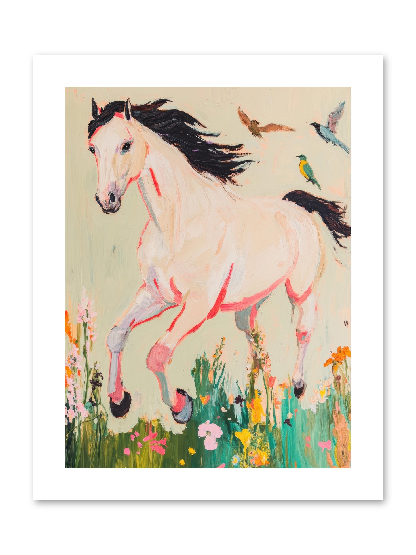 Story Weaver -- Loose Canvas Print 9x12