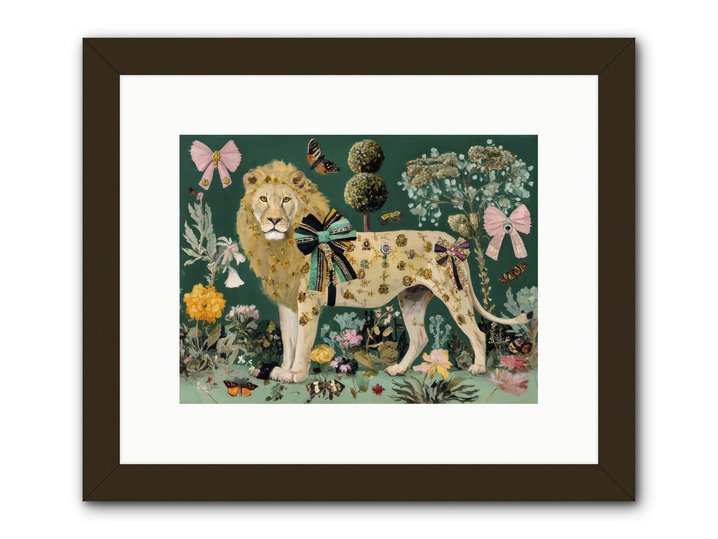 Story woven in light -- Framed Print - Black 12x9