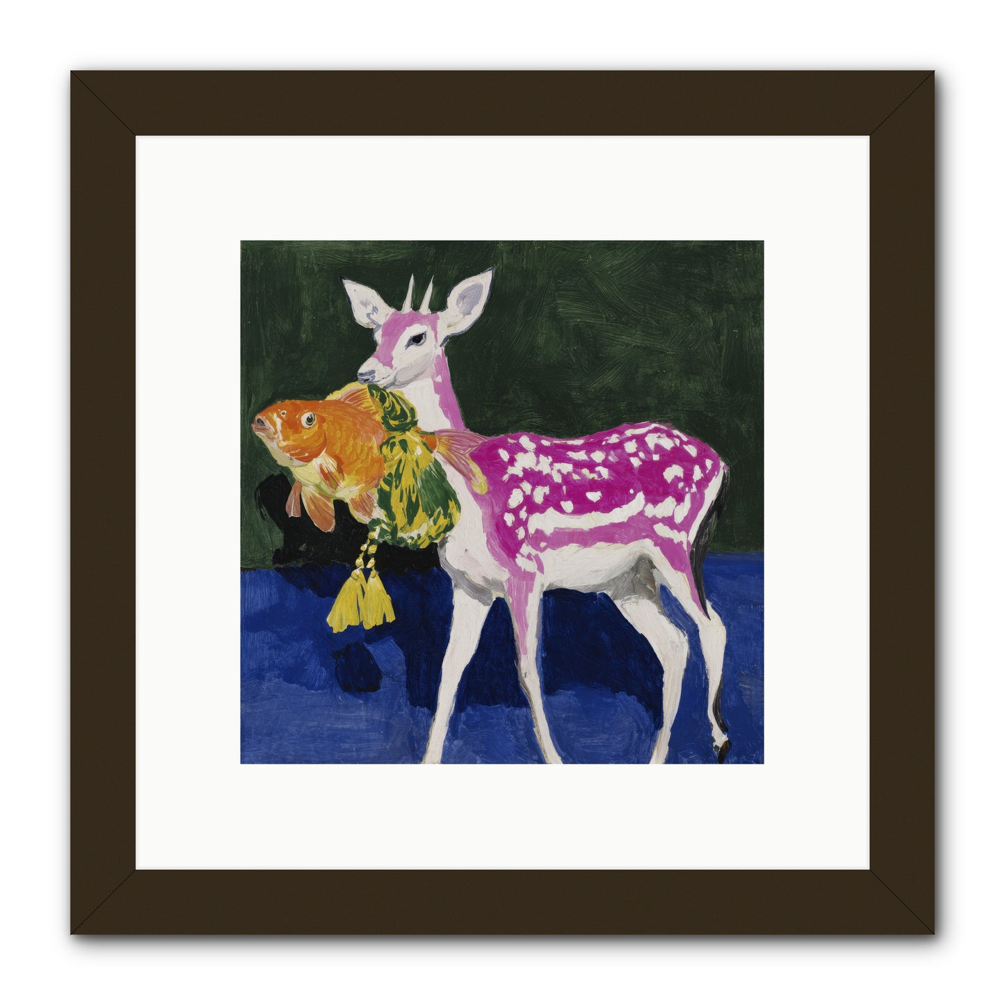 Strange Gifts -- Framed Print - Black 10x10