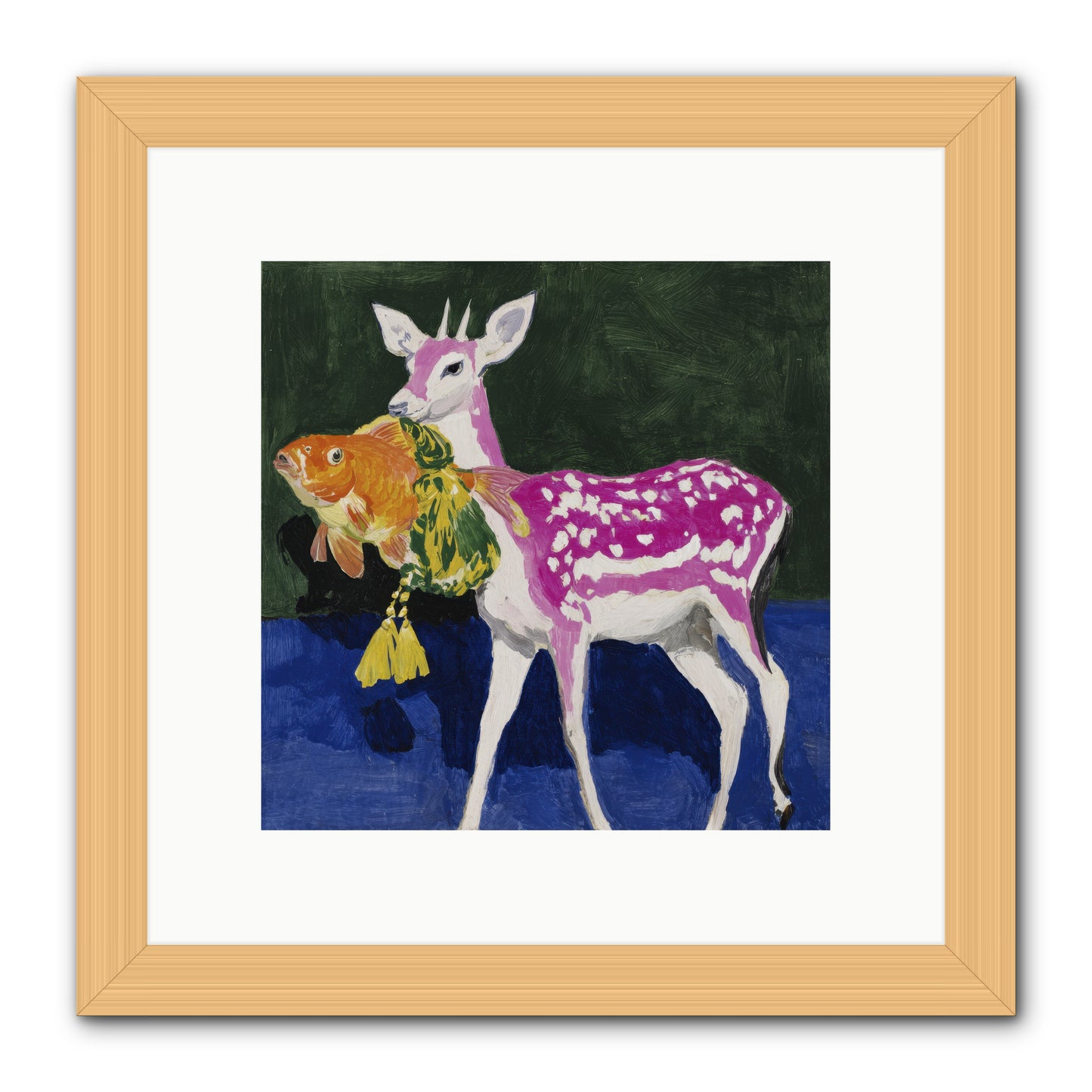 Strange Gifts -- Framed Print - Natural 10x10