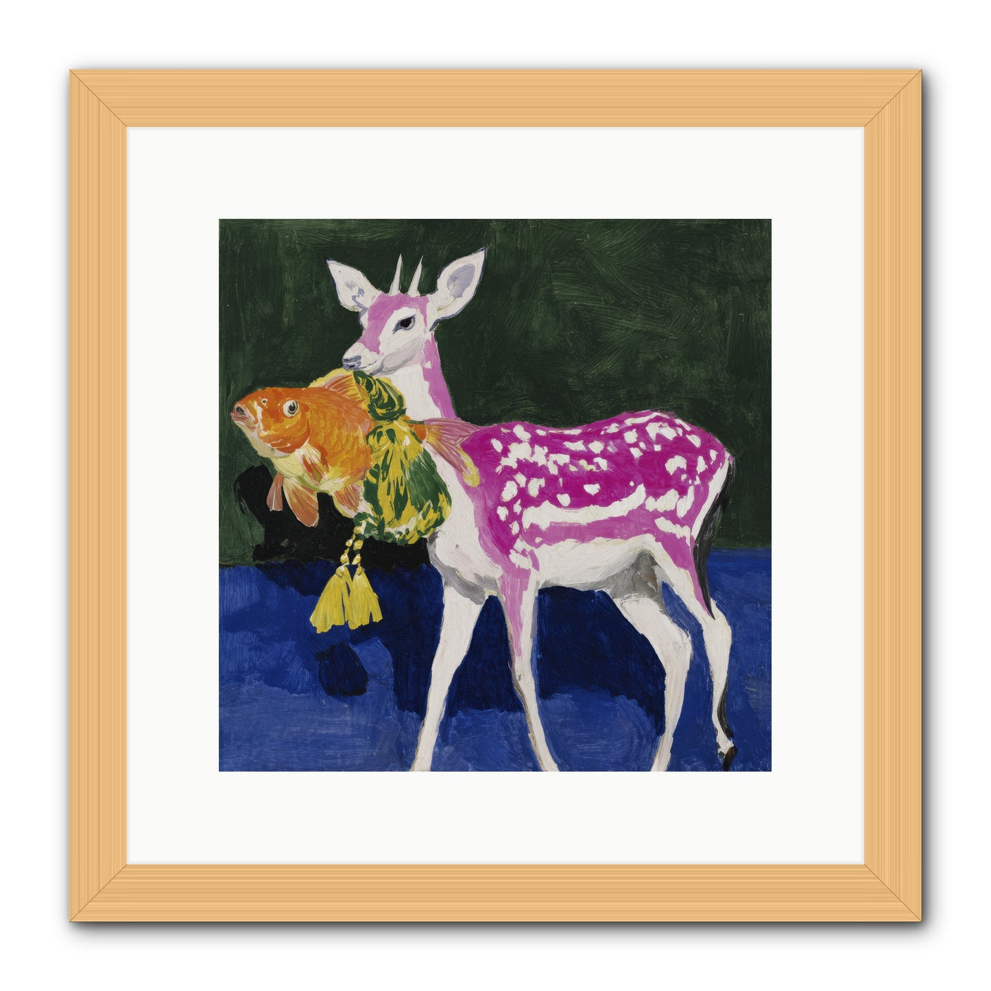 Strange Gifts -- Framed Print - Natural 12x12