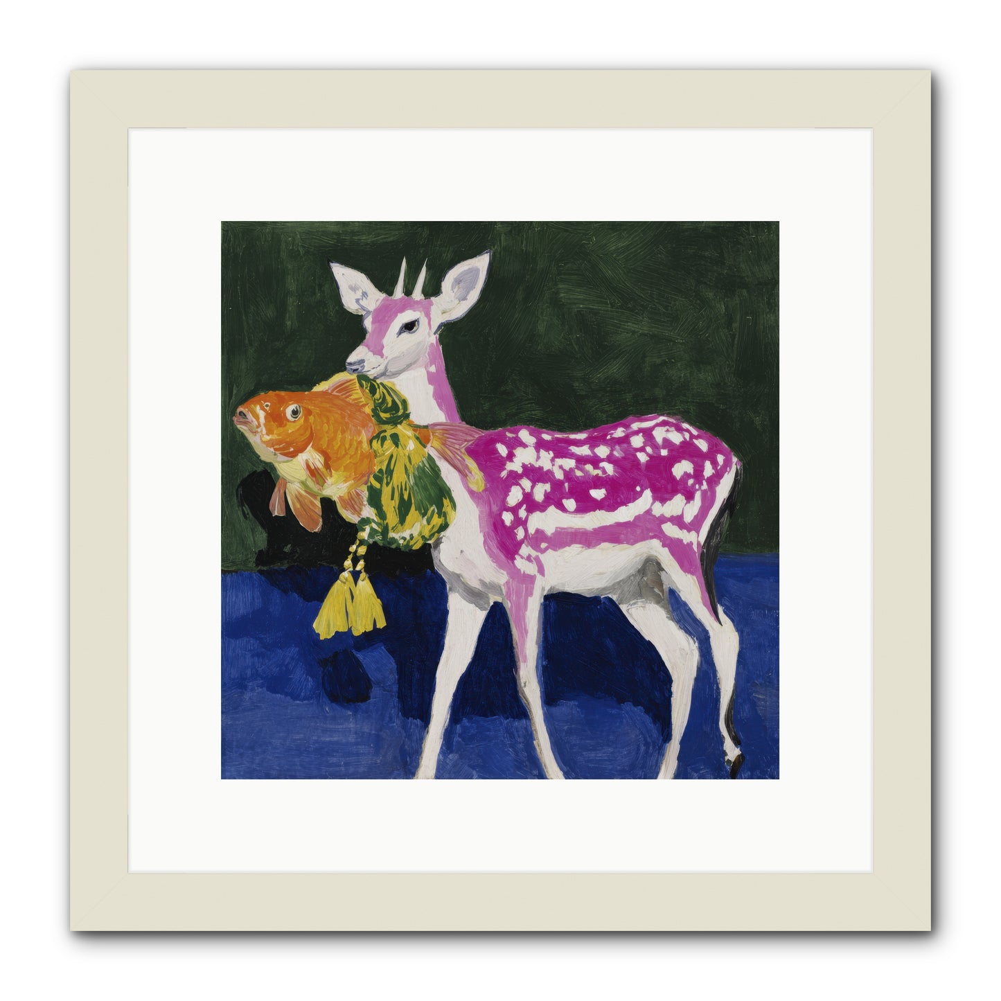 Strange Gifts -- Framed Print - White 12x12