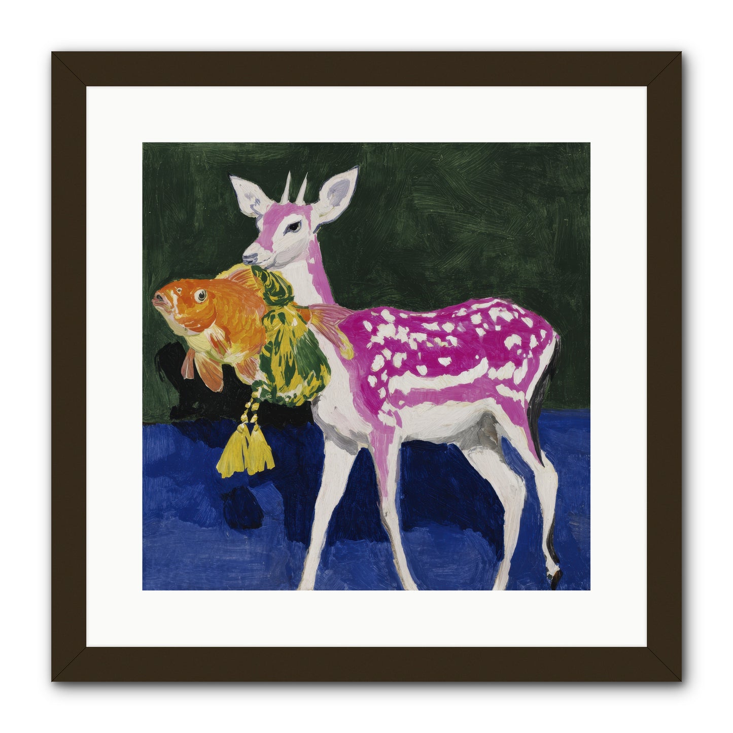 Strange Gifts -- Framed Print - Black 16x16