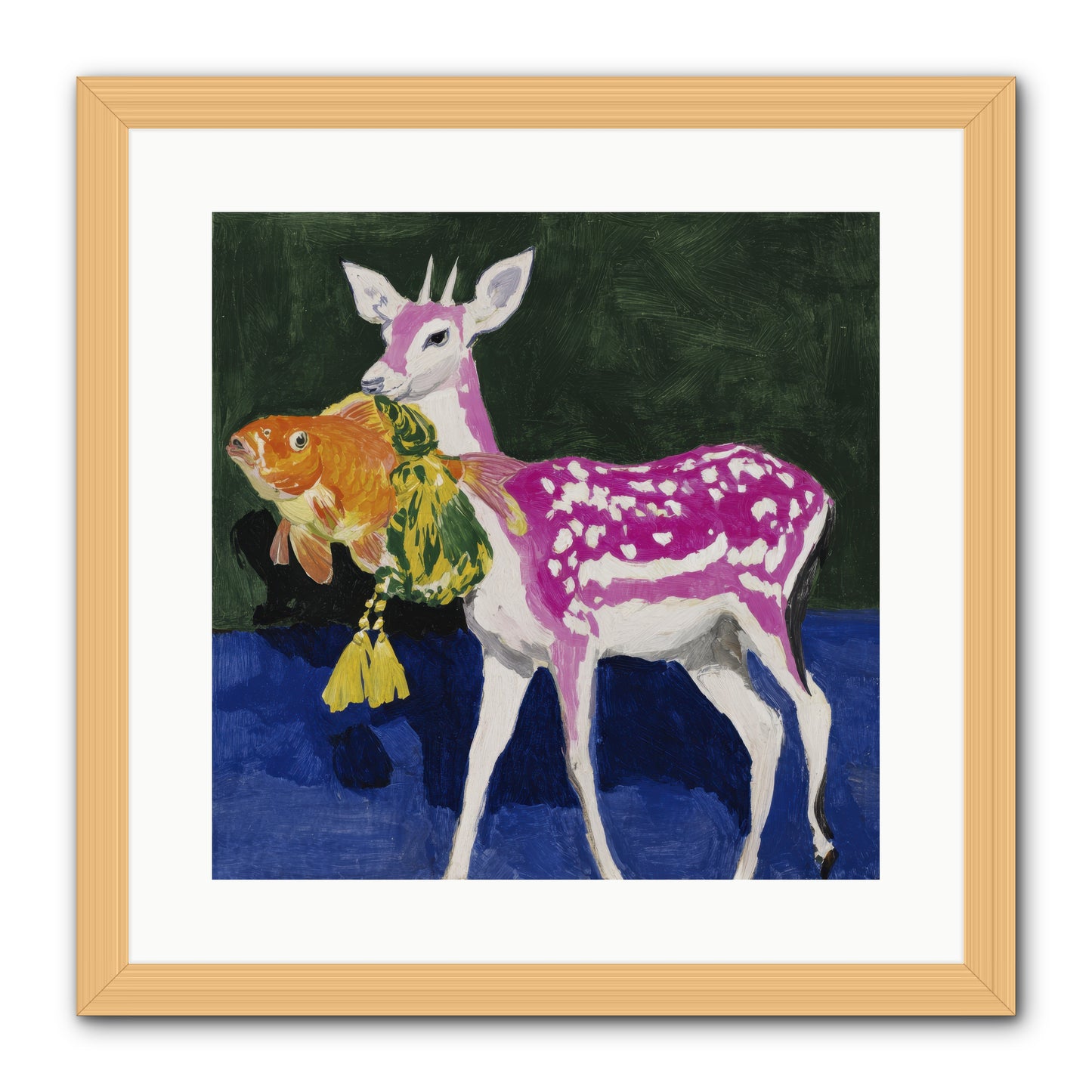 Strange Gifts -- Framed Print - Natural 16x16