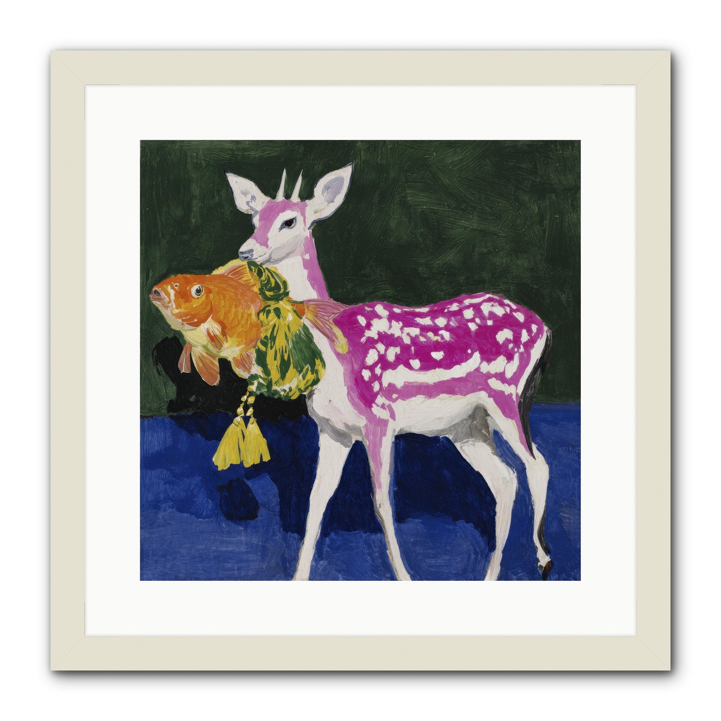 Strange Gifts -- Framed Print - White 16x16