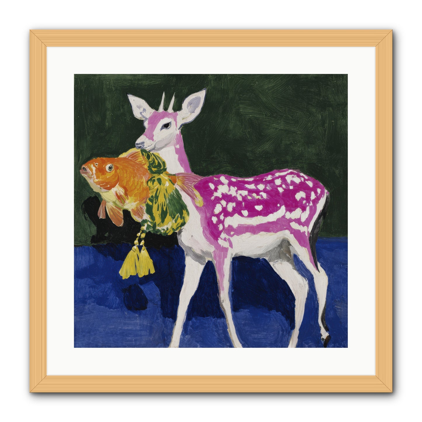 Strange Gifts -- Framed Print - Natural 20x20